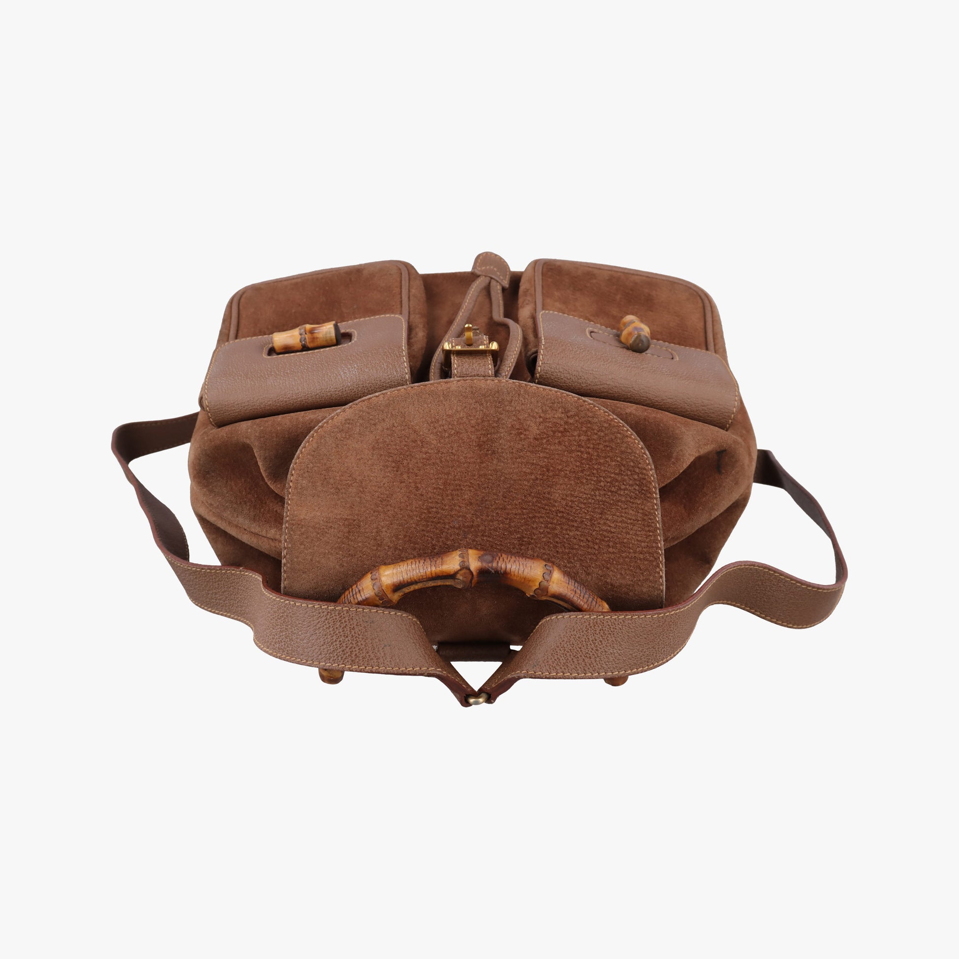 Bamboo Brown Suede×Leather 003.20 Lot number unknownバンブー ブラウン スエード×レザー 003.20 製番不明