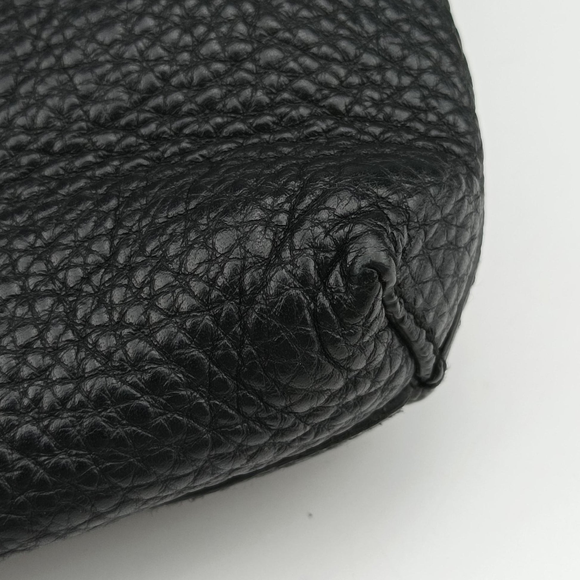 Interlocking G Logo Soho Messenger Black Leather 322059 E014137495インターロッキングG ソーホー メッセンジャー ブラック レザー 322059 E014137495