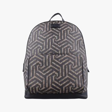 GG Blooms Beige×Black×Multicolor PVC coated canvas 406370 G019327161GGブルームス ベージュ×ブラック×マルチカラ PVCコーティングキャンバス 406370 G019327161