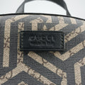 GG Blooms Beige×Black×Multicolor PVC coated canvas 406370 G019327161GGブルームス ベージュ×ブラック×マルチカラ PVCコーティングキャンバス 406370 G019327161