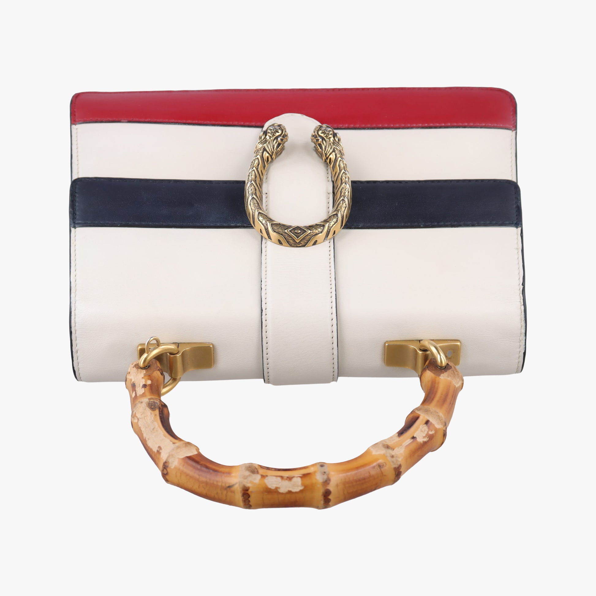 Dionysus White×navy×red Leather 448075 H021186315ディオニュソス ホワイト×ネイビー×レッド レザー 448075 H021186315