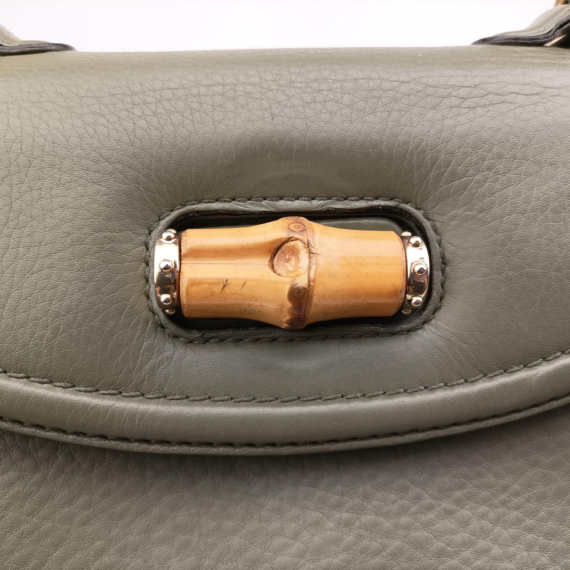 New Bamboo Green Leather 254884 A8423844ニューバンブー グリーン系 レザー 254884 A8423844