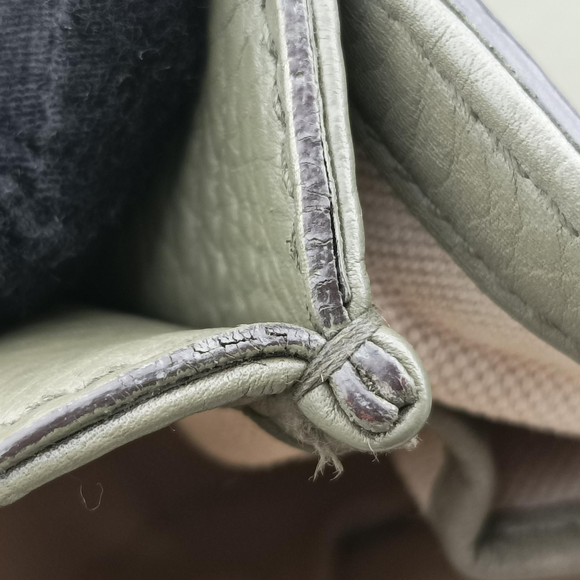 New Bamboo Green Leather 254884 A8423844ニューバンブー グリーン系 レザー 254884 A8423844