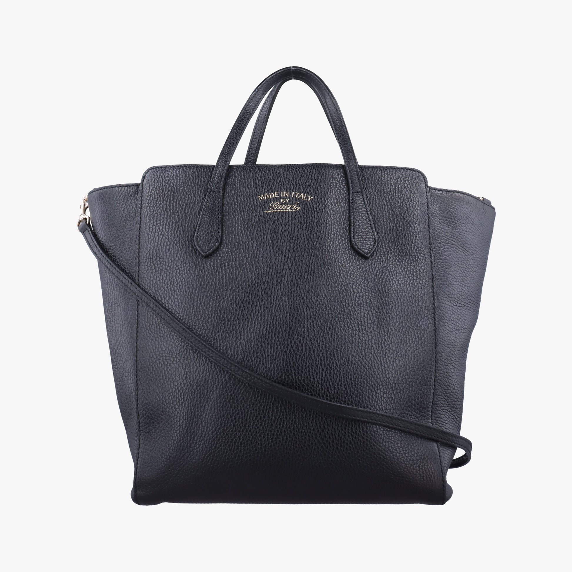 Swing Top Handle Black Leather 368824 F016868905スウィング ブラック レザー 368824 F016868905
