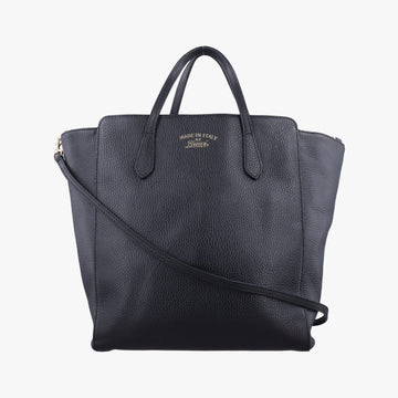 Swing Top Handle Black Leather 368824 F016868905スウィング ブラック レザー 368824 F016868905
