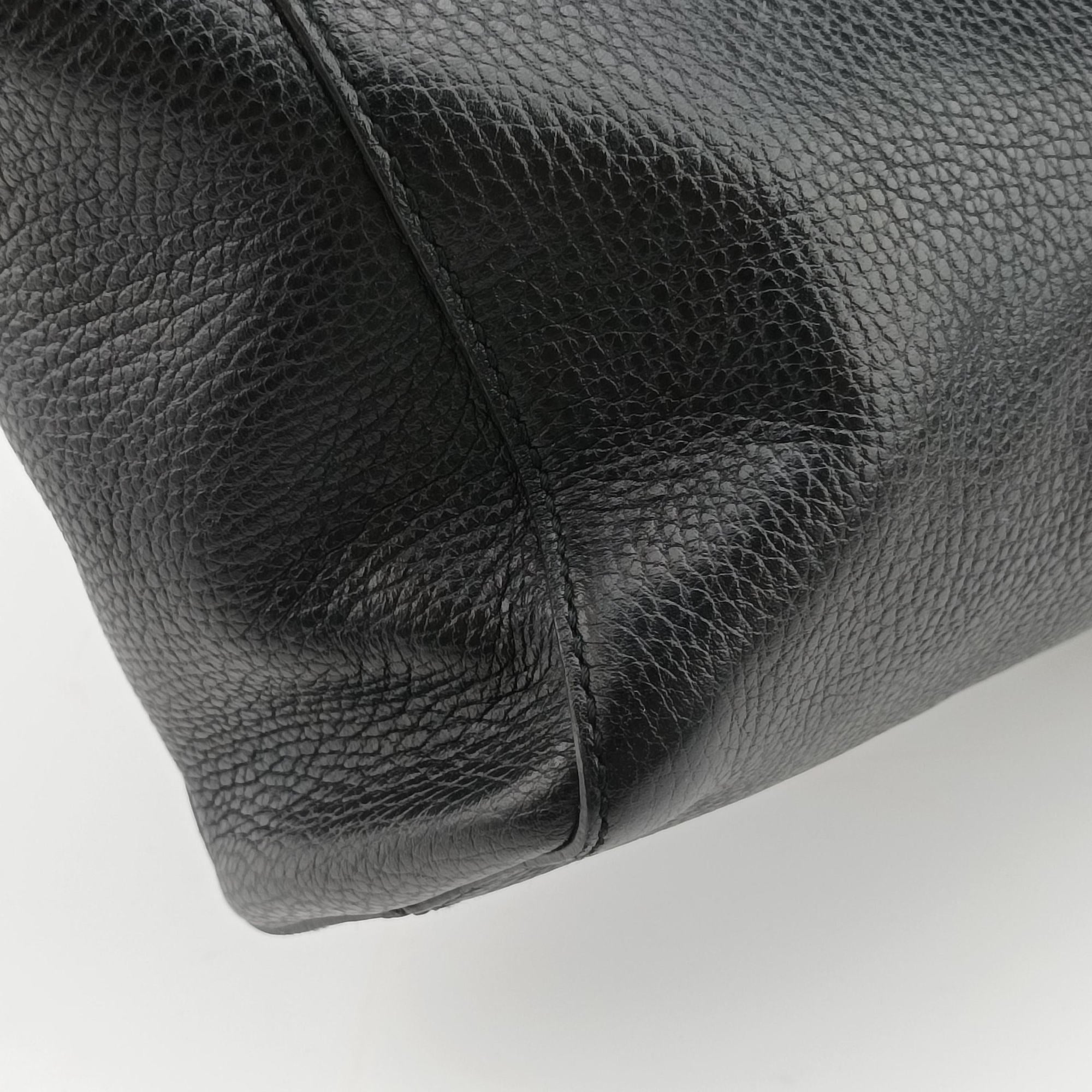 Swing Top Handle Black Leather 368824 F016868905スウィング ブラック レザー 368824 F016868905