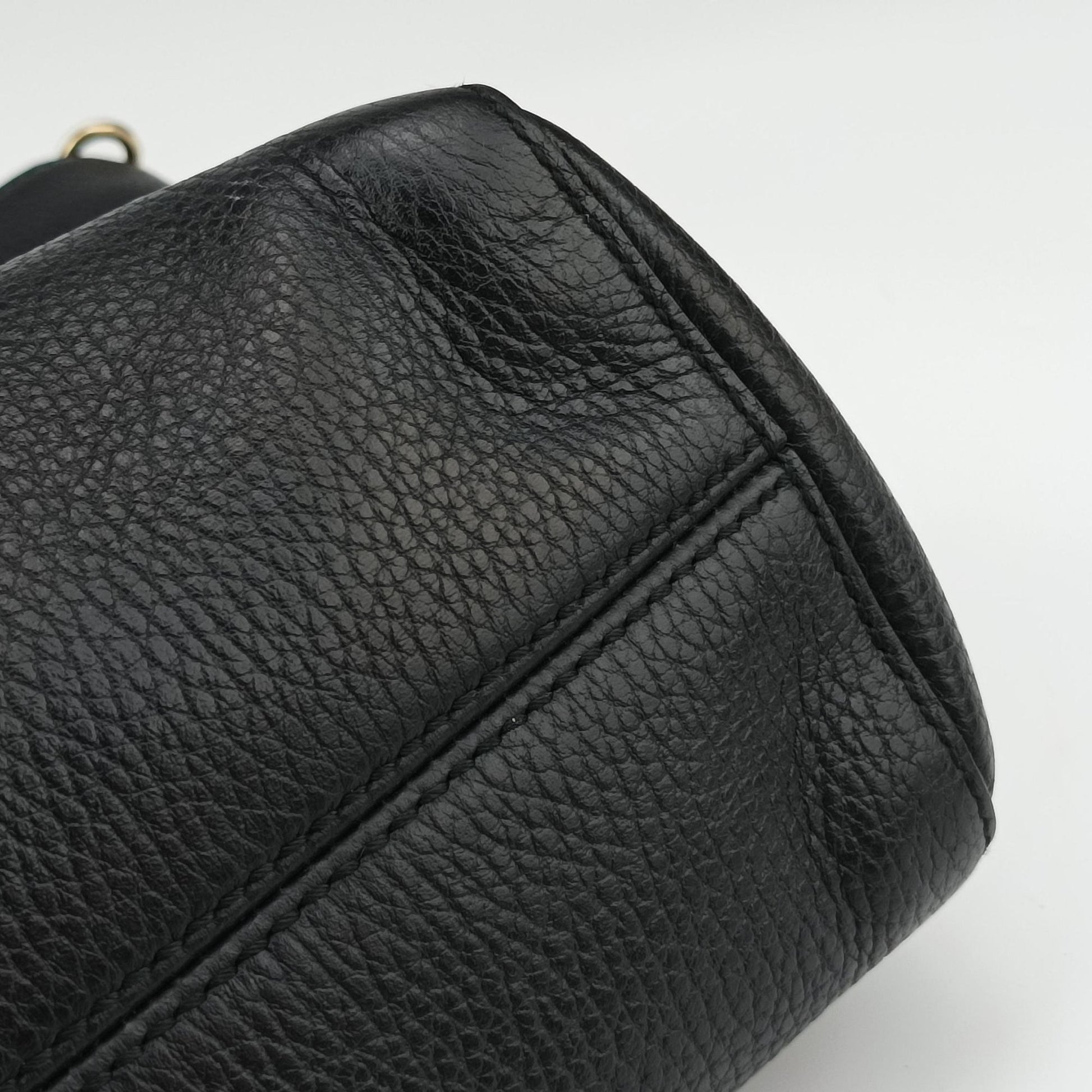 Swing Top Handle Black Leather 368824 F016868905スウィング ブラック レザー 368824 F016868905