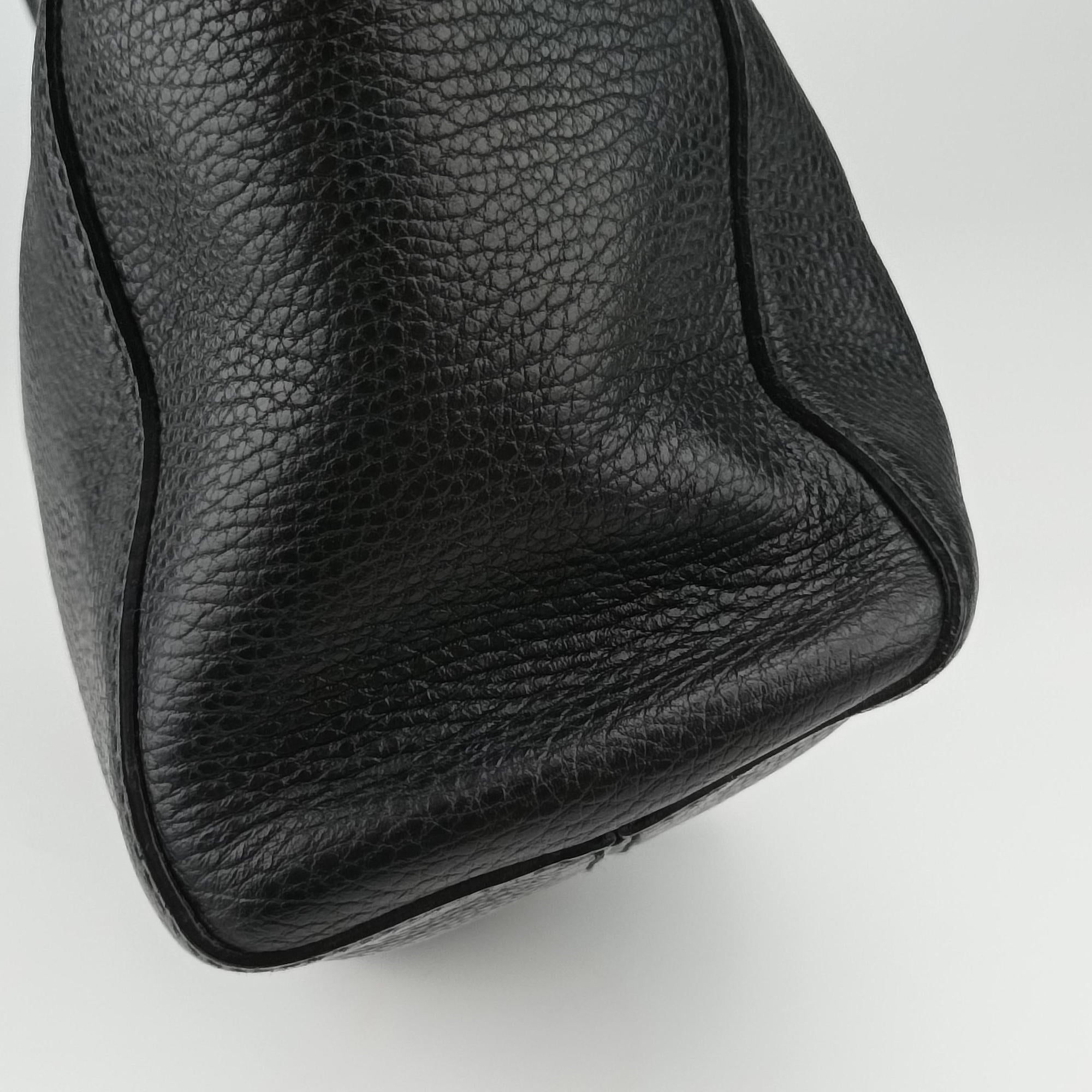 Swing Top Handle Black Leather 368824 F016868905スウィング ブラック レザー 368824 F016868905