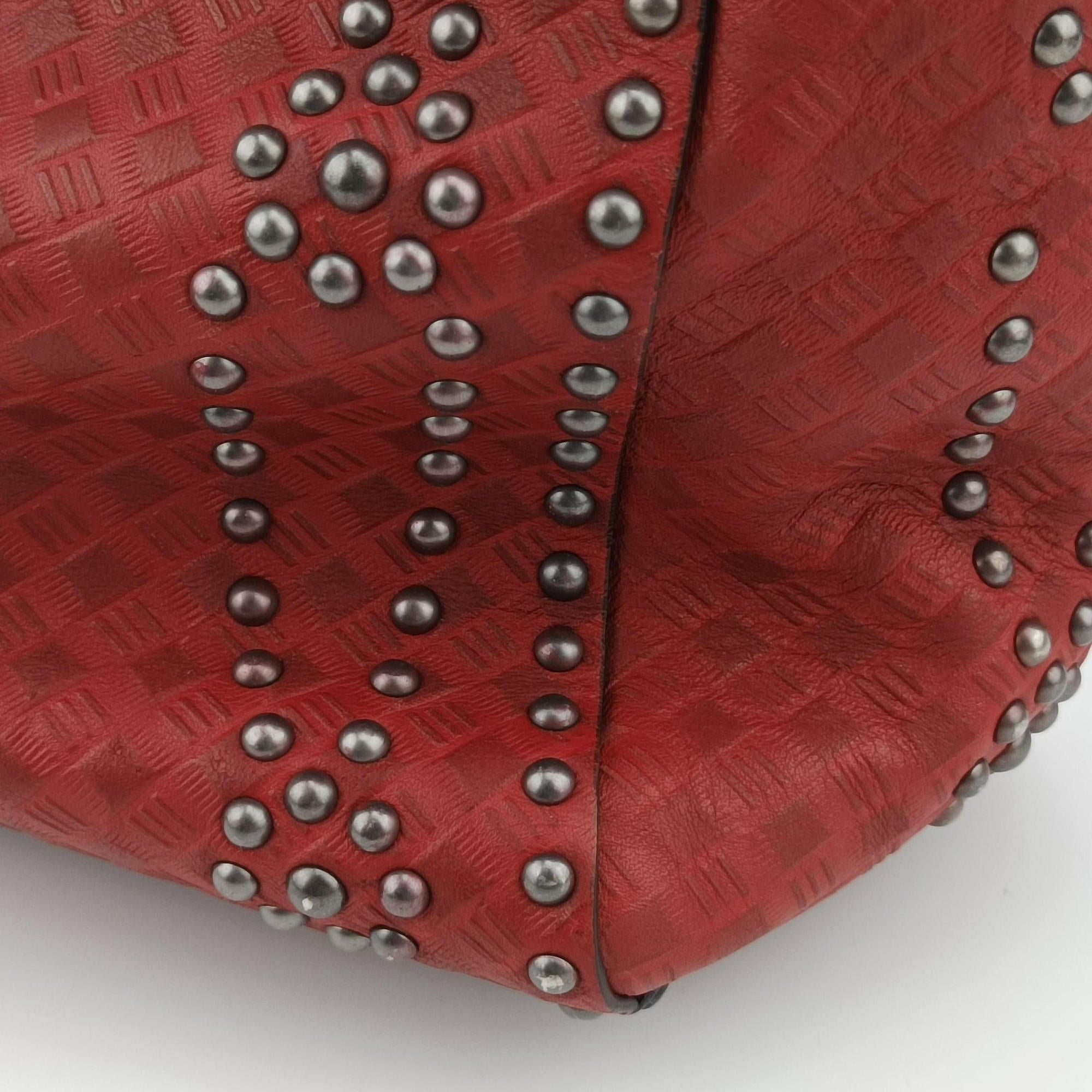 Lady Dior Red Leather 35-MA-1107レディディオール レッド レザー 35-MA-1107