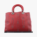 Lady Dior Red Leather 35-MA-1107レディディオール レッド レザー 35-MA-1107