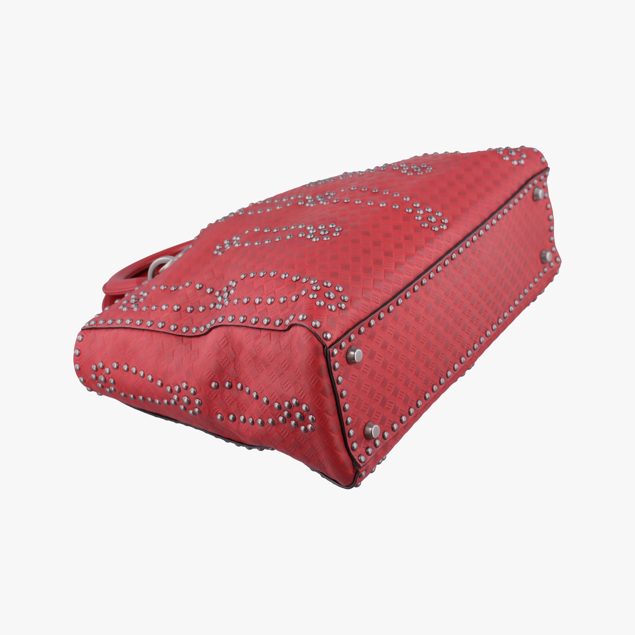 Lady Dior Red Leather 35-MA-1107レディディオール レッド レザー 35-MA-1107