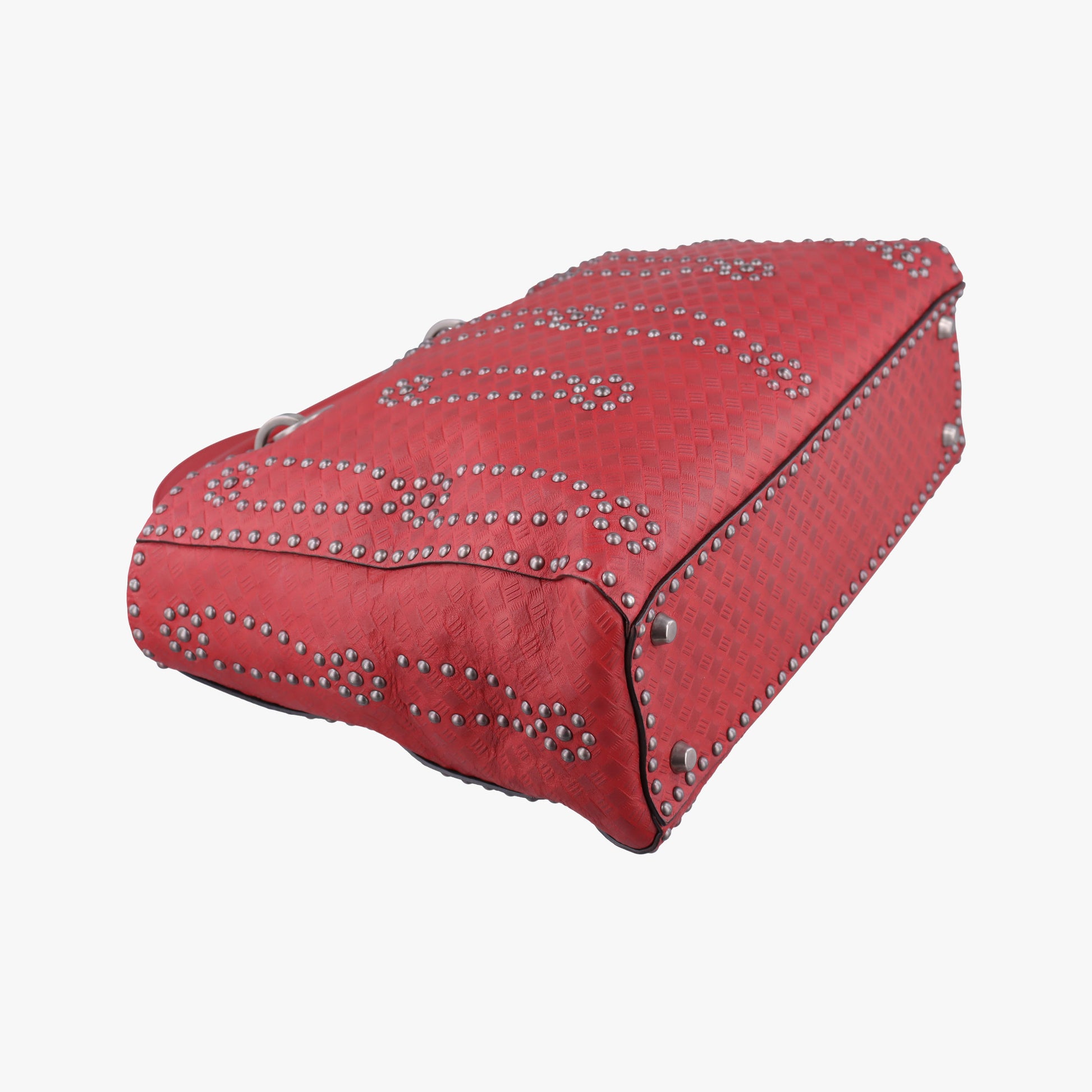 Lady Dior Red Leather 35-MA-1107レディディオール レッド レザー 35-MA-1107