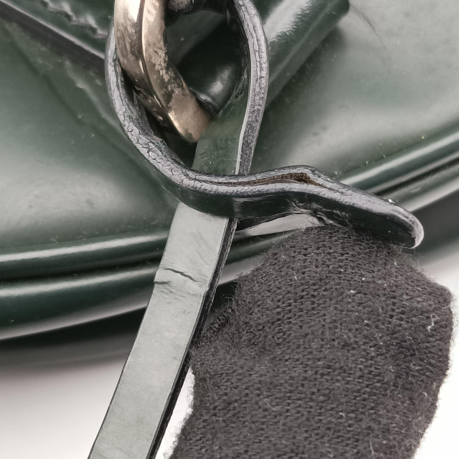 Milano Stamp Green Leather B11246 50 15ミラノ スタンプ グリーン レザー B11246 50 15