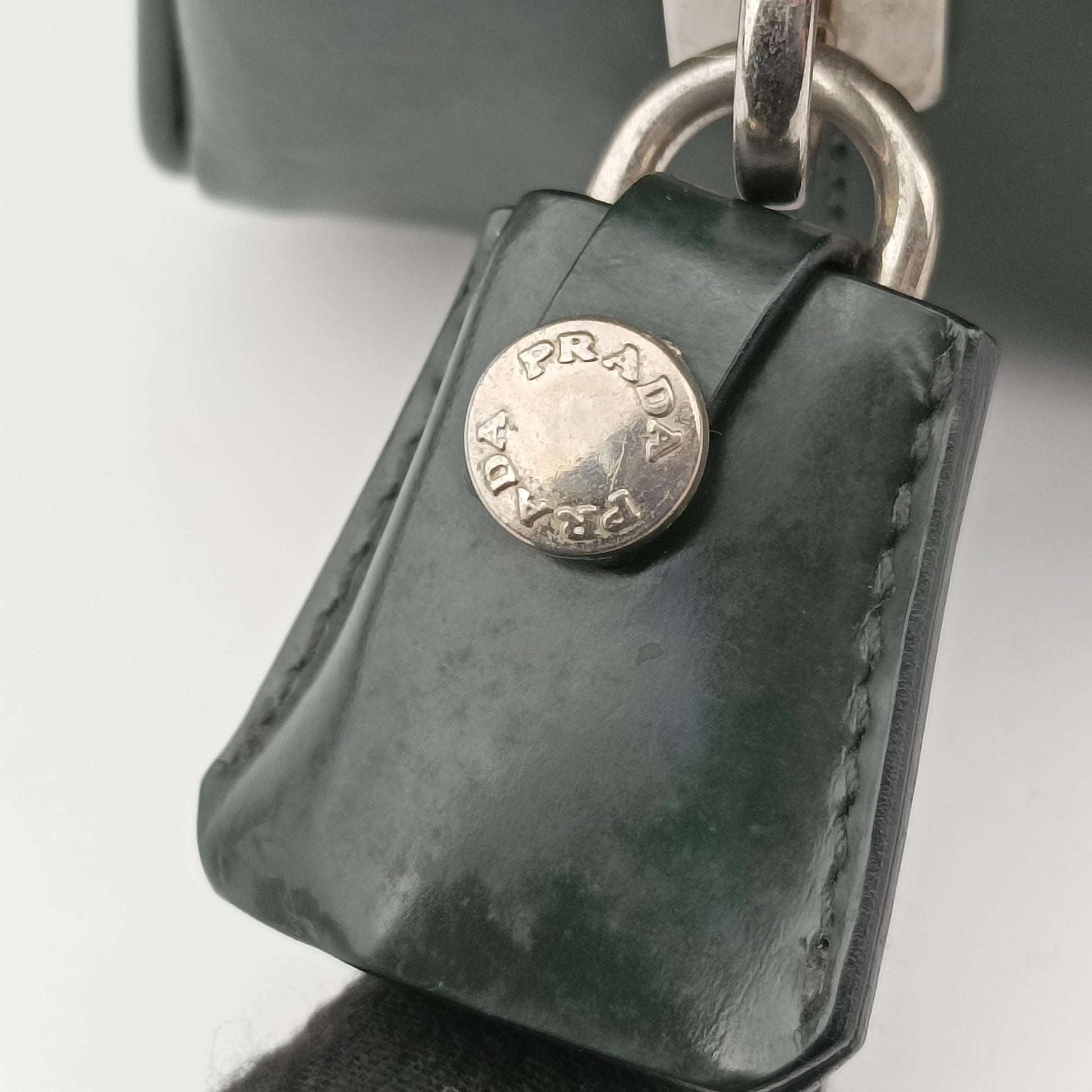 Milano Stamp Green Leather B11246 50 15ミラノ スタンプ グリーン レザー B11246 50 15