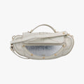 Vanity Mirrored Light Blue × Silver Leather × Plastic 8BN135 Lot number unknownバニティミラー ライトブルー×シルバー レザー×プラスチック 8BN135 製番不明