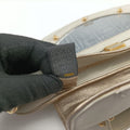 Vanity Mirrored Light Blue × Silver Leather × Plastic 8BN135 Lot number unknownバニティミラー ライトブルー×シルバー レザー×プラスチック 8BN135 製番不明
