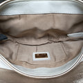 Vanity Mirrored Light Blue × Silver Leather × Plastic 8BN135 Lot number unknownバニティミラー ライトブルー×シルバー レザー×プラスチック 8BN135 製番不明