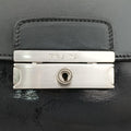 Half Moon Flap Black Leather B11231 145ハーフムーン フラップ ブラック レザー  B11231 145