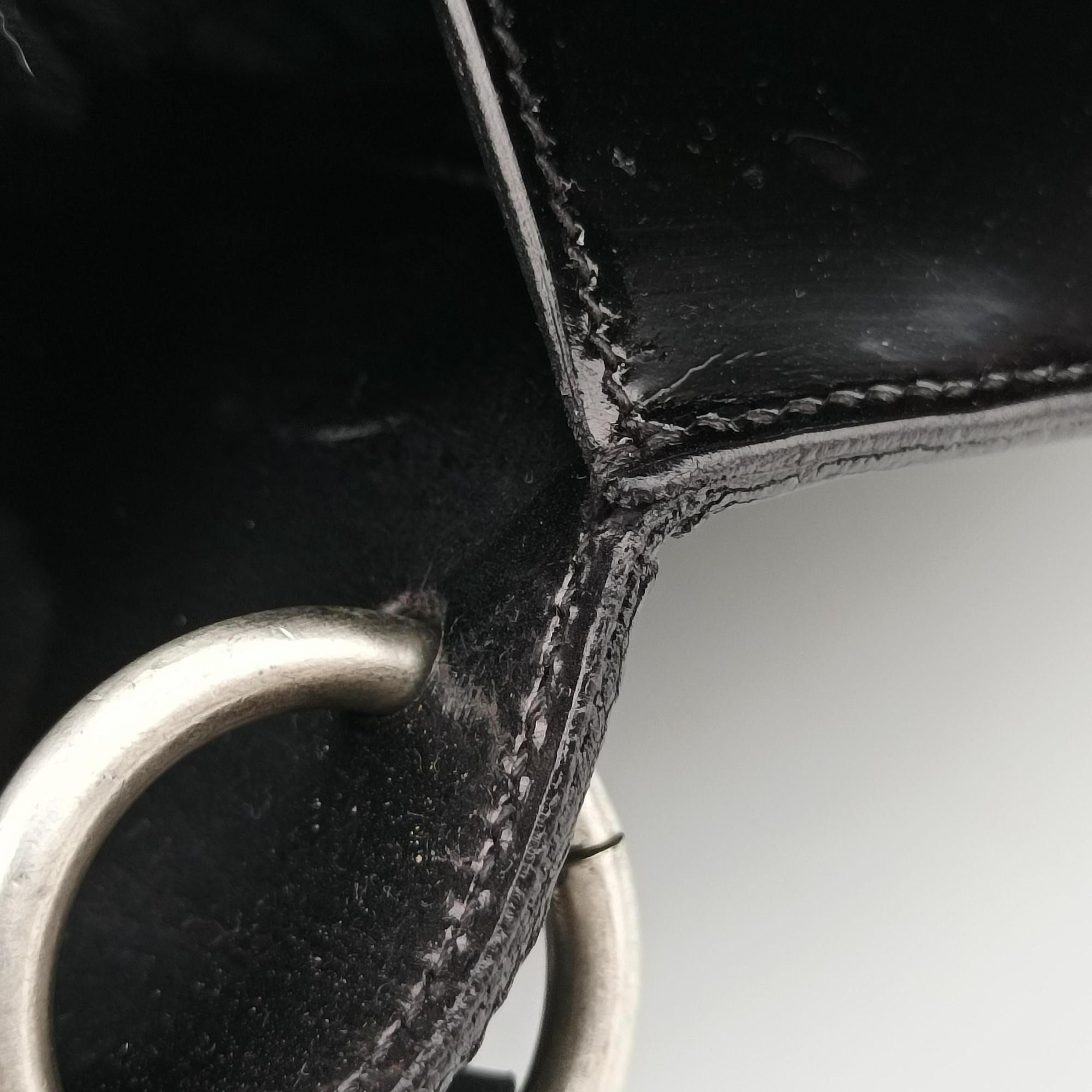 Half Moon Flap Black Leather B11231 145ハーフムーン フラップ ブラック レザー  B11231 145