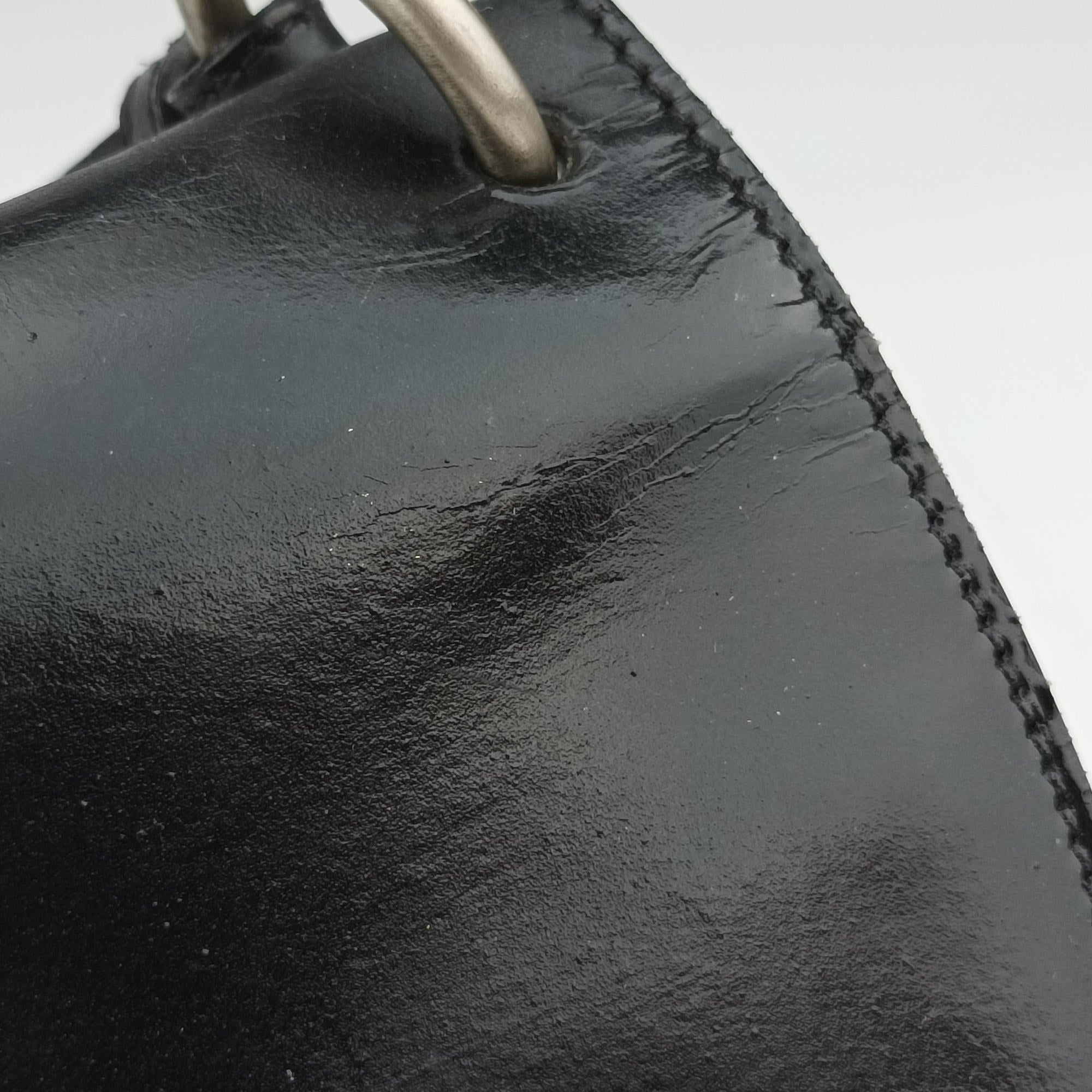 Half Moon Flap Black Leather B11231 145ハーフムーン フラップ ブラック レザー  B11231 145