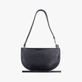 Half Moon Flap Black Leather B11231 145ハーフムーン フラップ ブラック レザー  B11231 145