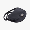 Half Moon Flap Black Leather B11231 145ハーフムーン フラップ ブラック レザー  B11231 145