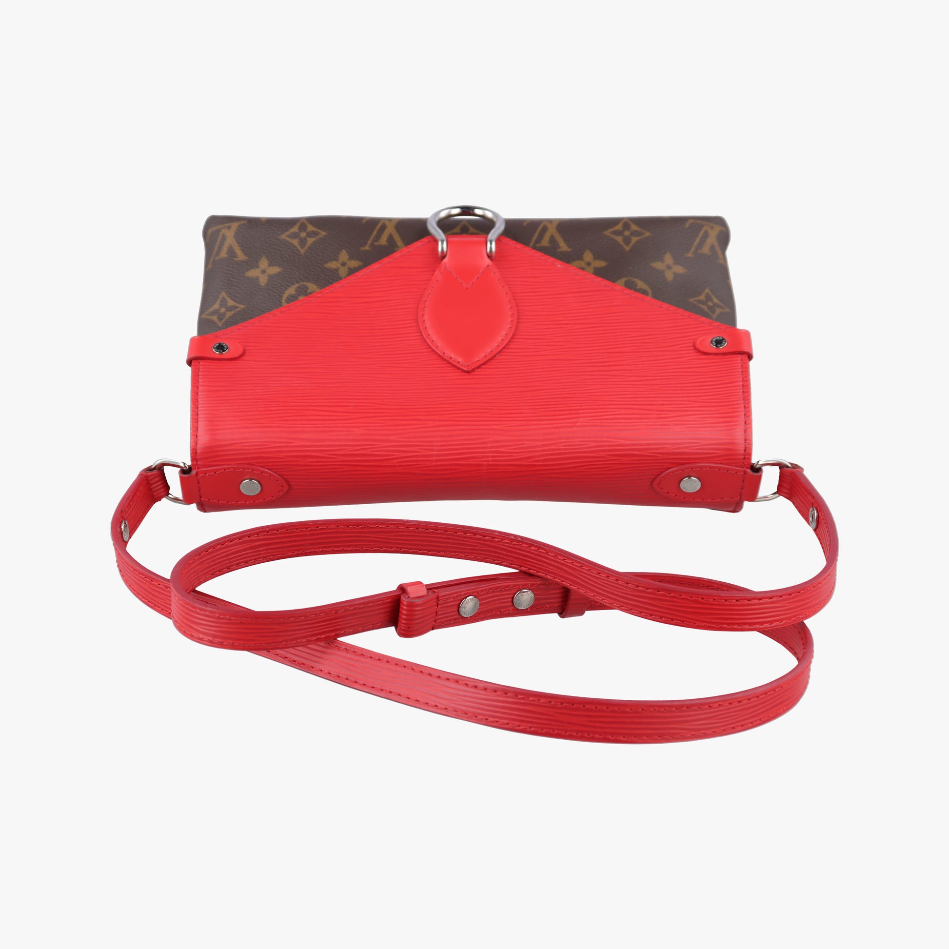 SAINT MICHEL Brown×COQUELICOT Monogram Canvas×epi M44031 CA2177サンミシェル モノグラム/ブラウン×コクリコ モノグラムキャンバス×エピ M44031 CA2177