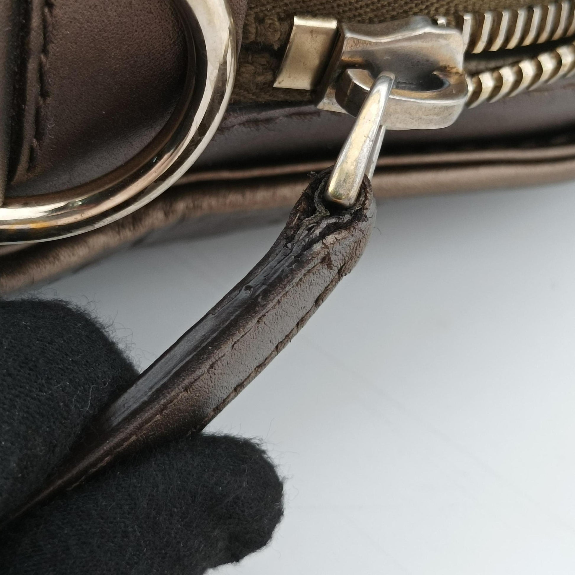 Heart Bit charm Brown leather 269954 G010100931ハートビット チャーム ブラウン レザー 269954 G010100931