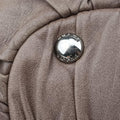 Gaufre Brown × Beige lambskin BN1702 105ギャザー ブラウン × ベージュ ラムスキン BN1702 105