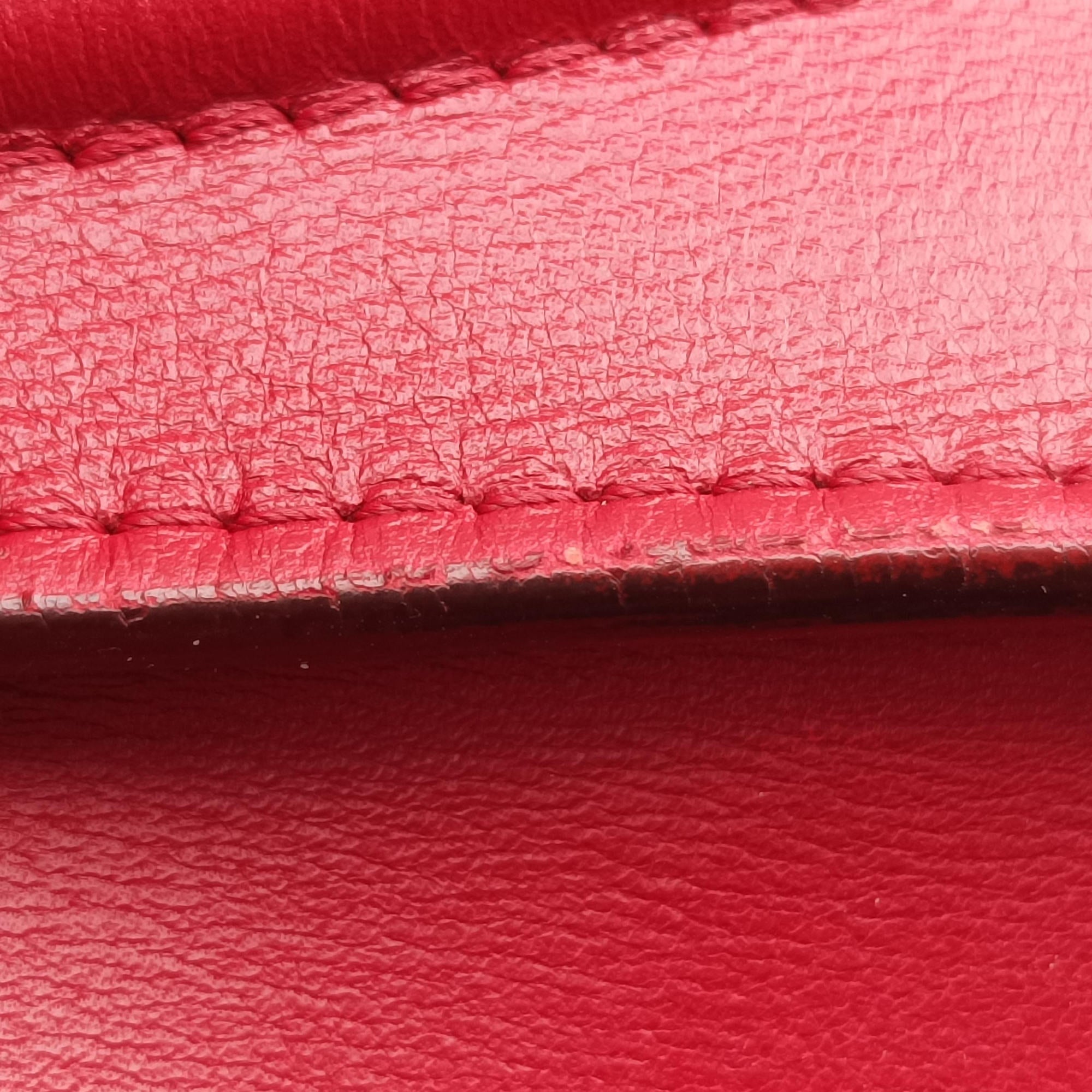 Luggage Mini Shopper Red Leather S-AT-0112 S-MM-0122ラゲージミニショッパー レッド レザー S-AT-0112 S-MM-0122