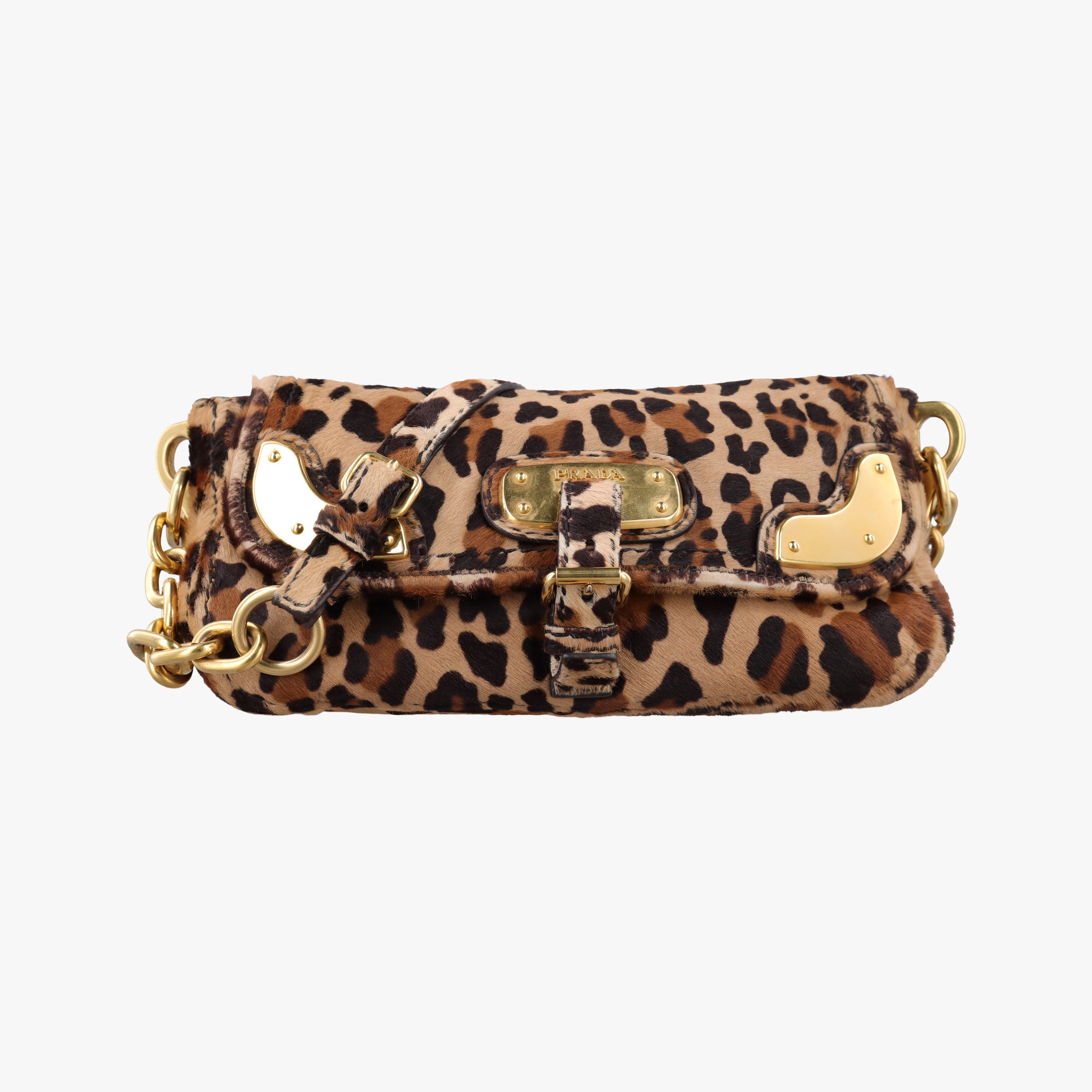 Leopard Print Brown×Multicolour ponyhair 123レオパード プリント ブラウン×マルチカラー ハラコ 123