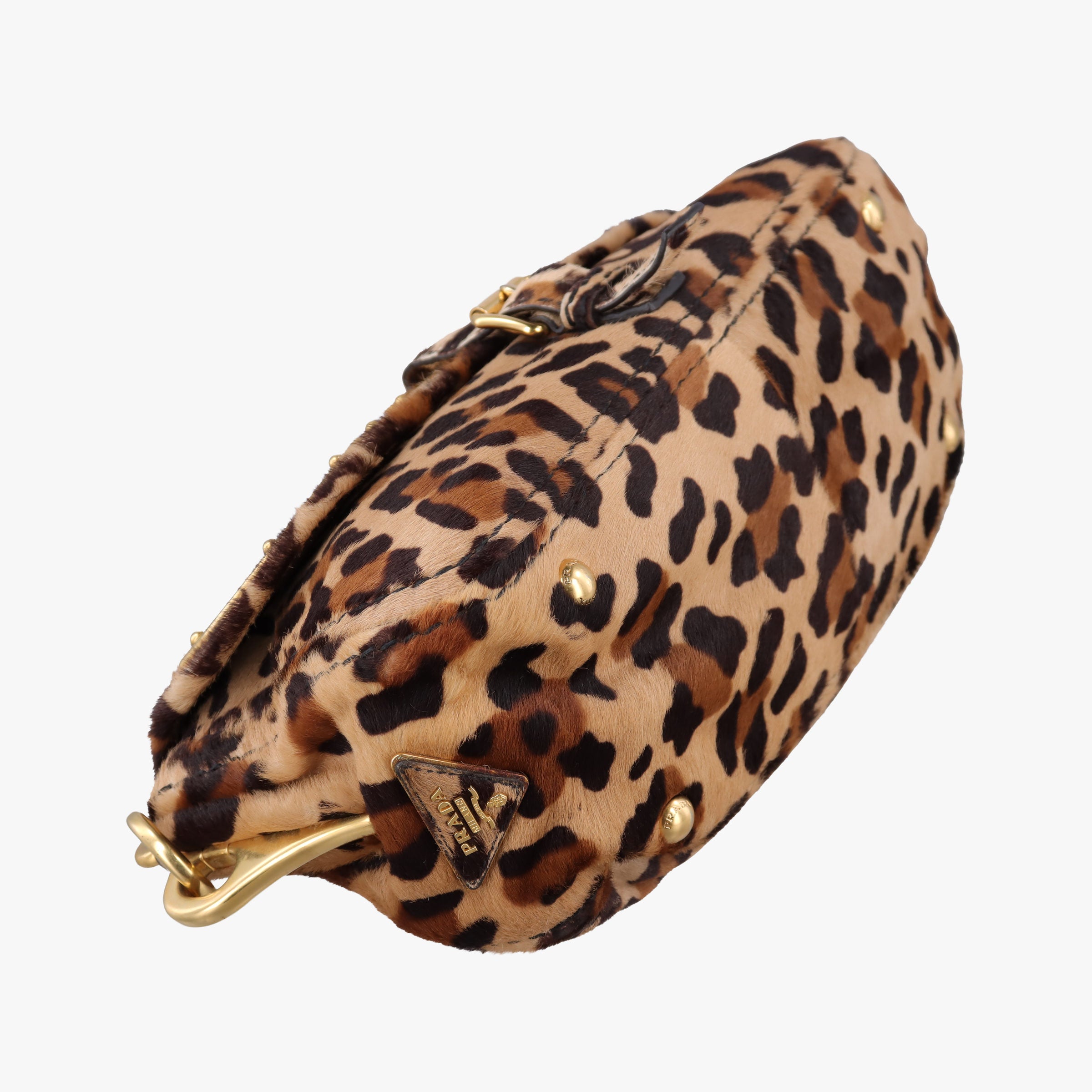 Leopard Print Brown×Multicolour ponyhair 123レオパード プリント ブラウン×マルチカラー ハラコ 123