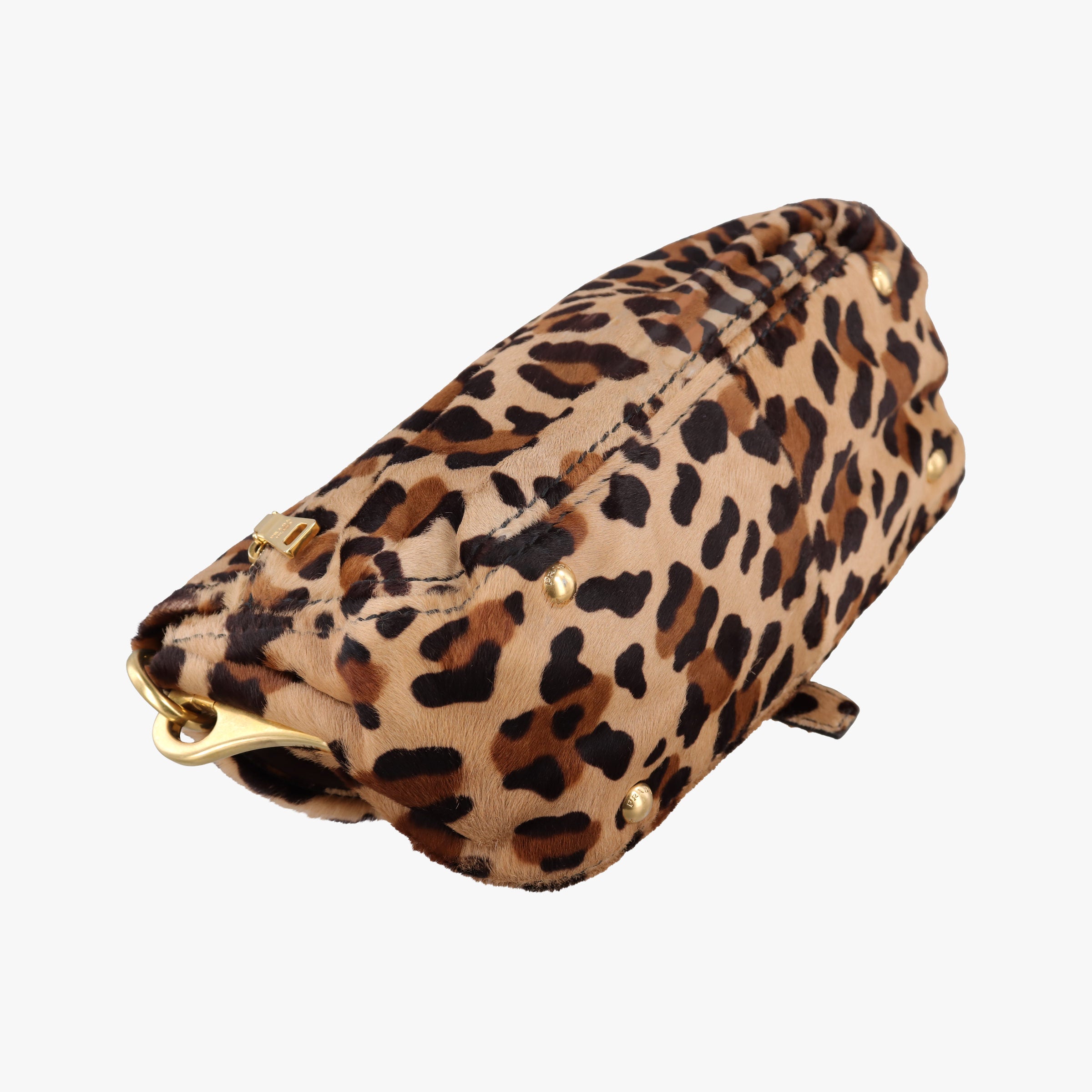 Leopard Print Brown×Multicolour ponyhair 123レオパード プリント ブラウン×マルチカラー ハラコ 123