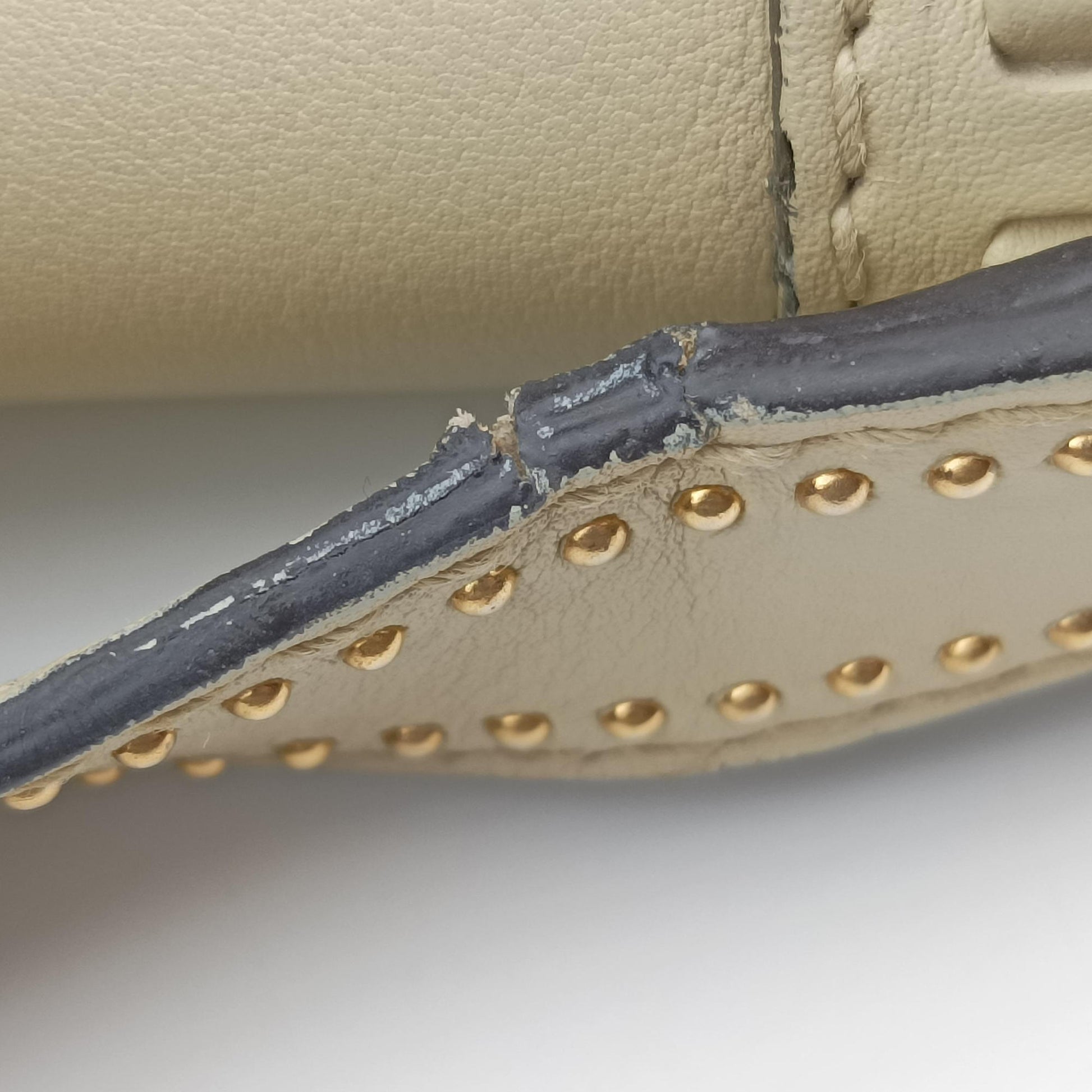 Snaffle Bit ivory Leather 263955 F8790590スナッフルビット アイボリー レザー 263955 F8790590