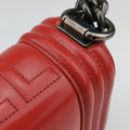 BOY CHANEL Red Leather A67086 21476168ボーイシャネル レッド レザー A67086 21476168
