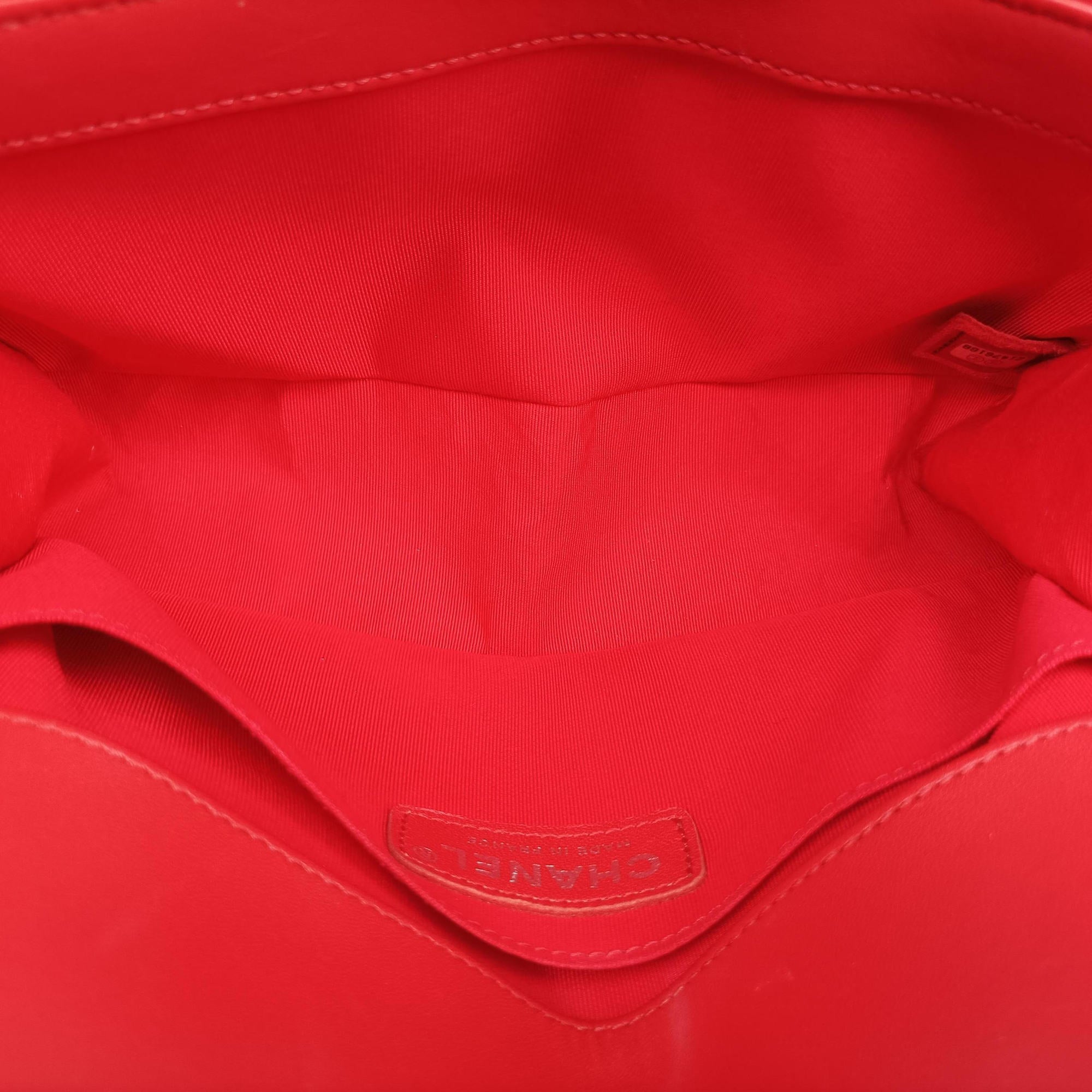 BOY CHANEL Red Leather A67086 21476168ボーイシャネル レッド レザー A67086 21476168