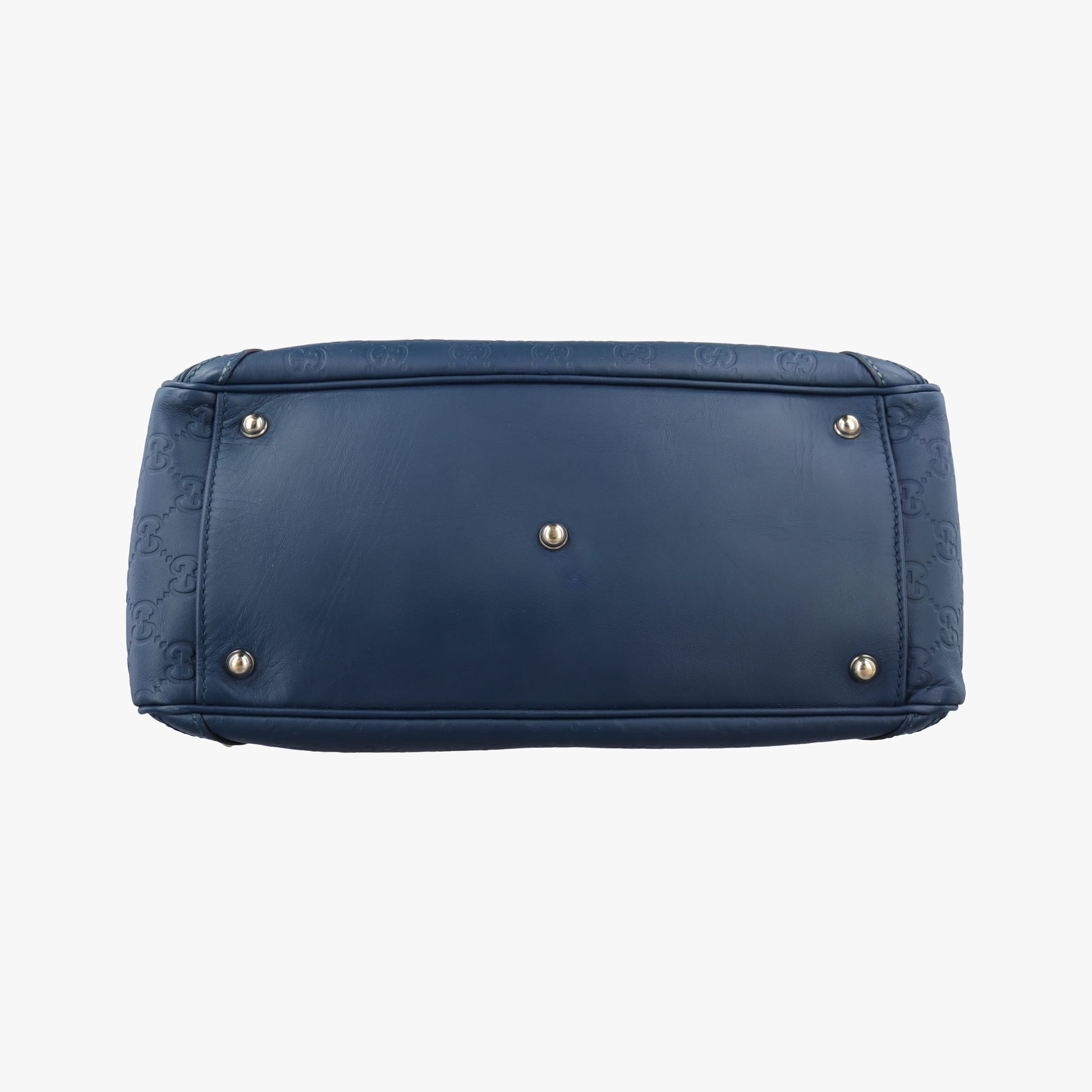 Horsebit Bamboo Wave Boston Blue Leather 159399 ホースビット バンブー ウェーブ ボストン ブルー レザー 159399 