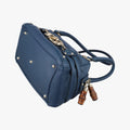 Horsebit Bamboo Wave Boston Blue Leather 159399 ホースビット バンブー ウェーブ ボストン ブルー レザー 159399 
