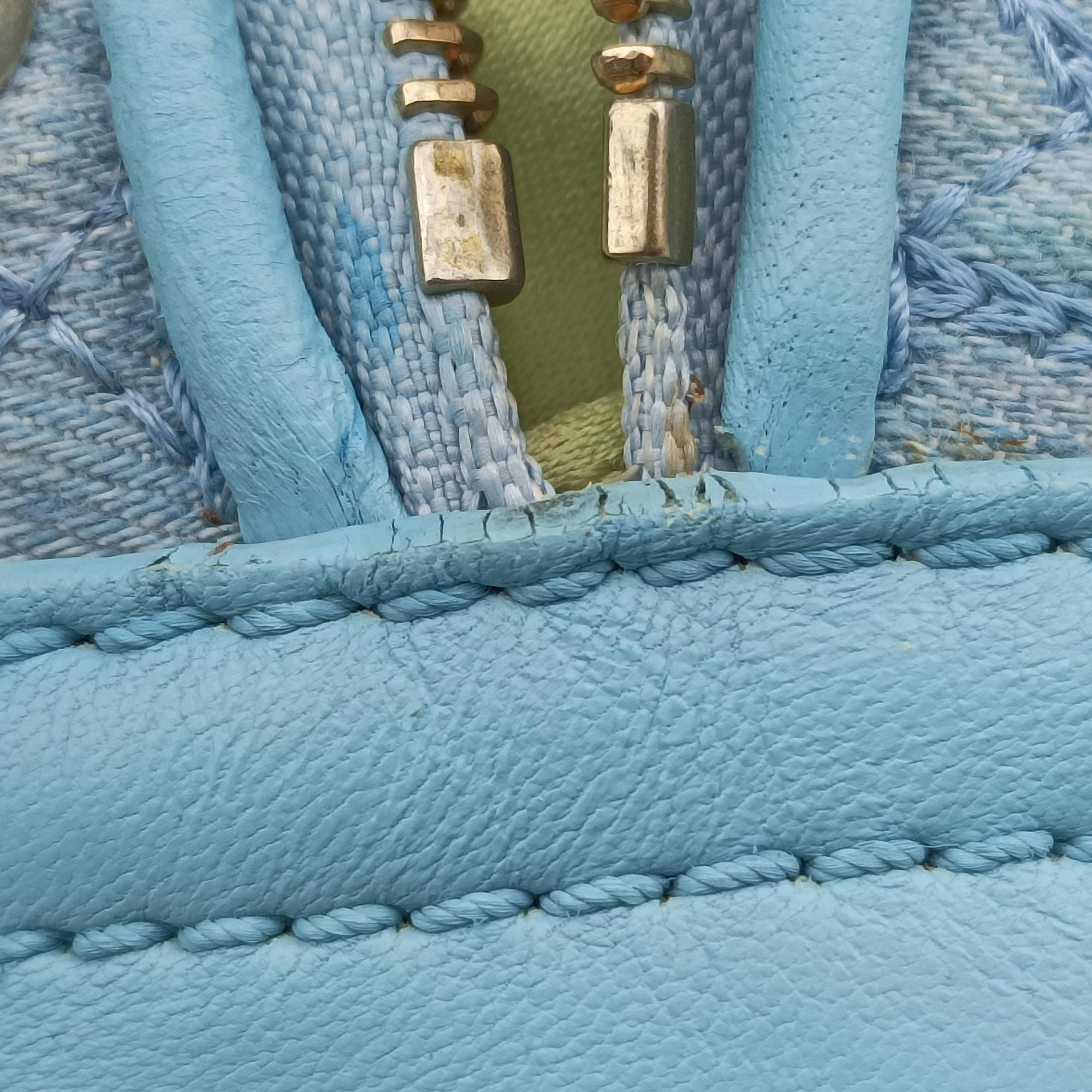 Vanitas Studded Blue denimxLeather ヴァニタス スタッズ ブルー デニムxレザー 