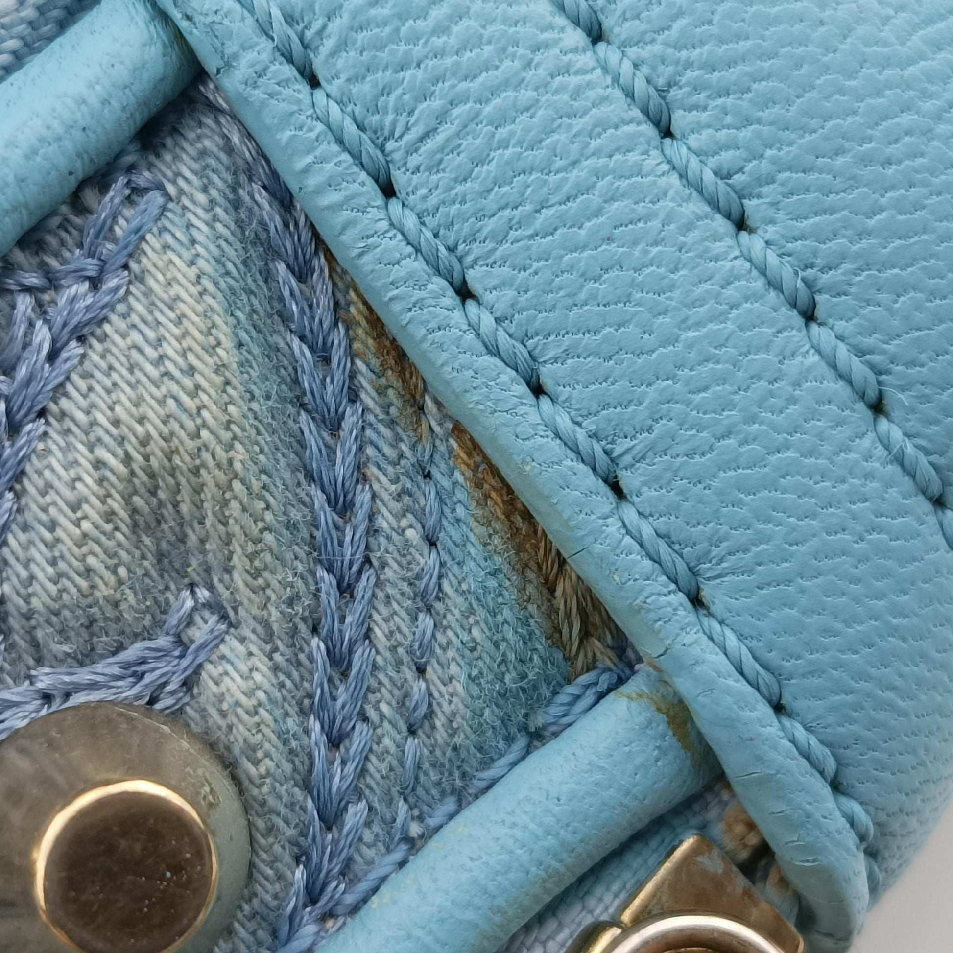 Vanitas Studded Blue denimxLeather ヴァニタス スタッズ ブルー デニムxレザー 
