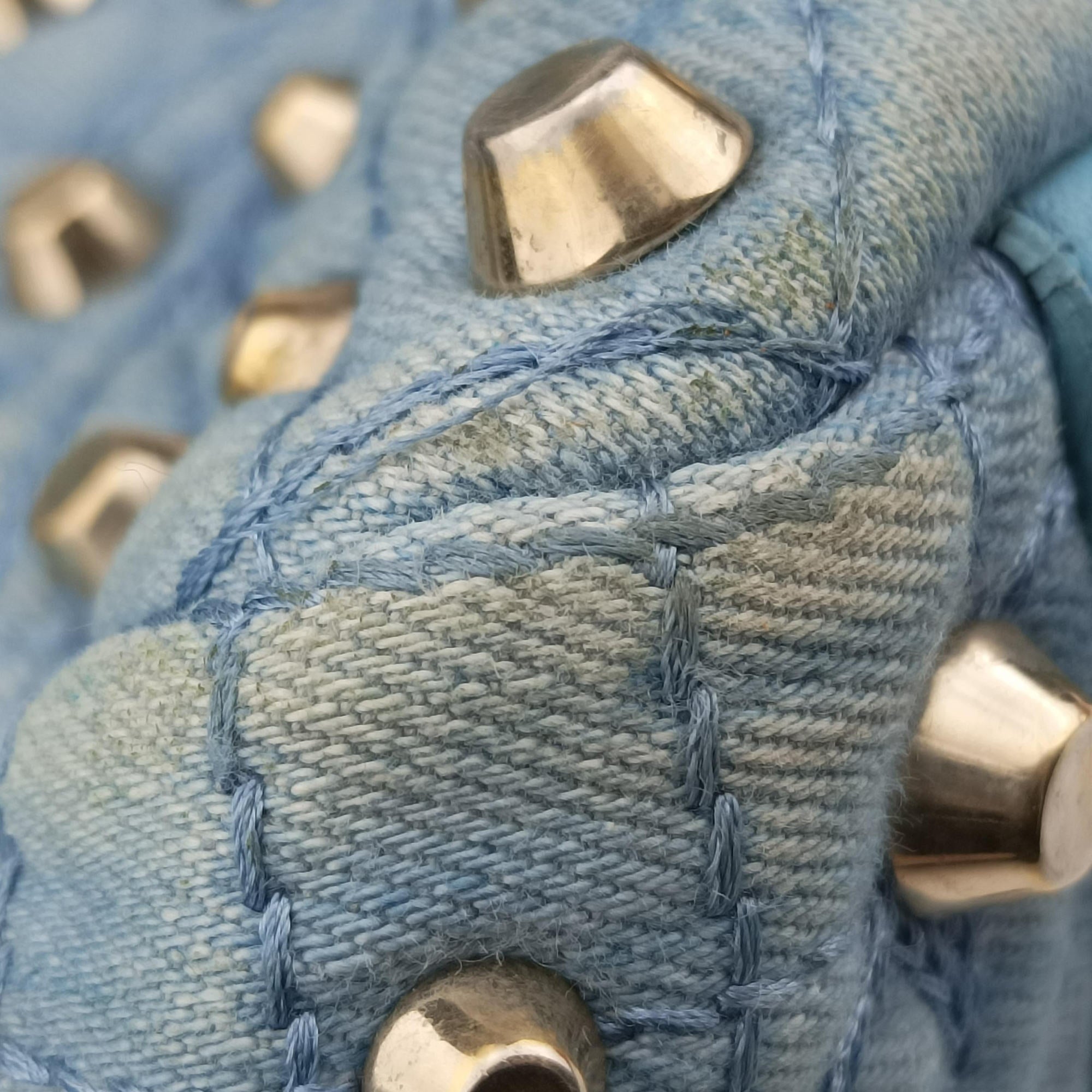 Vanitas Studded Blue denimxLeather ヴァニタス スタッズ ブルー デニムxレザー 