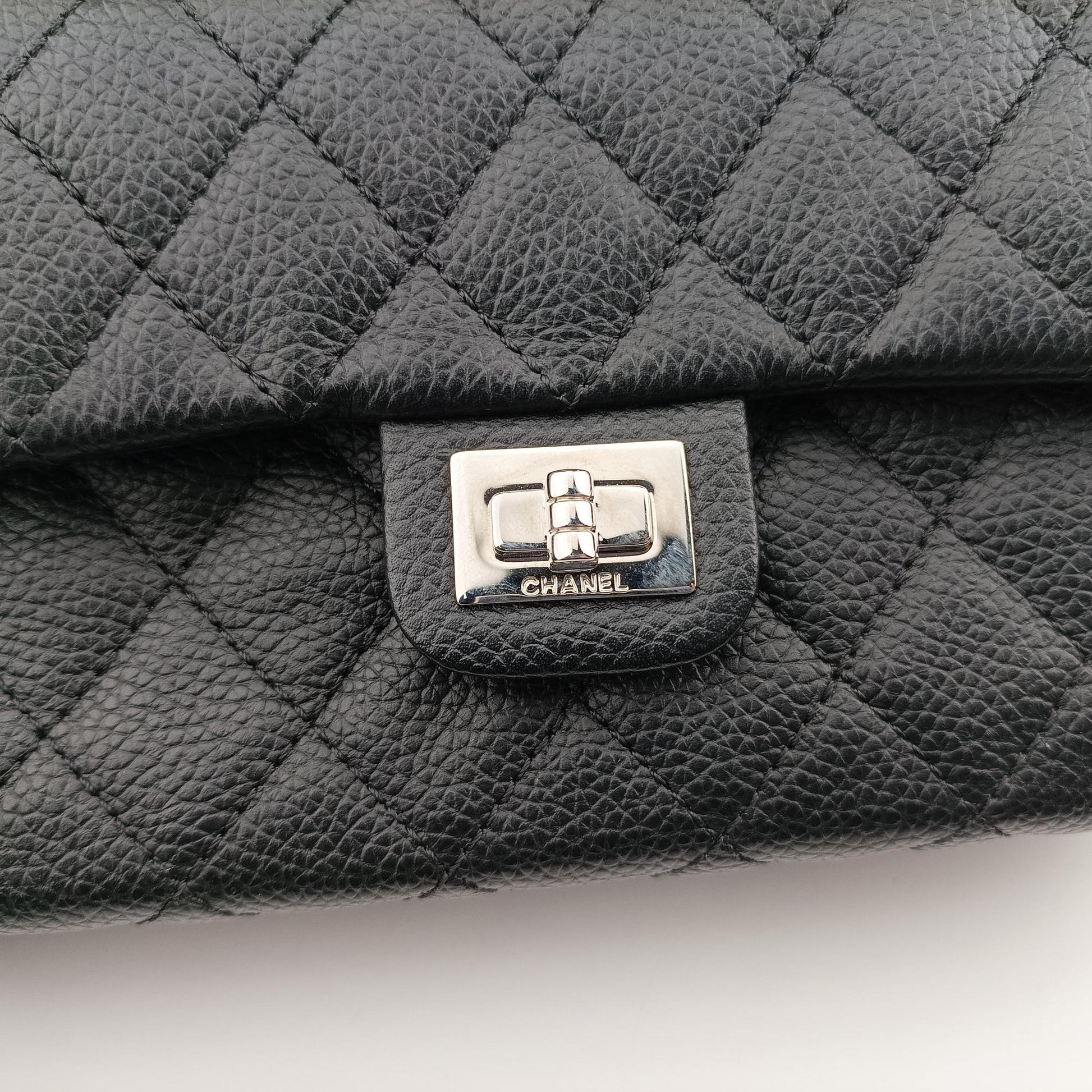 Matelasse 2.55 Black pebbled U48753 22657665マトラッセ 2.55 ブラック ピグスキン U48753 22657665