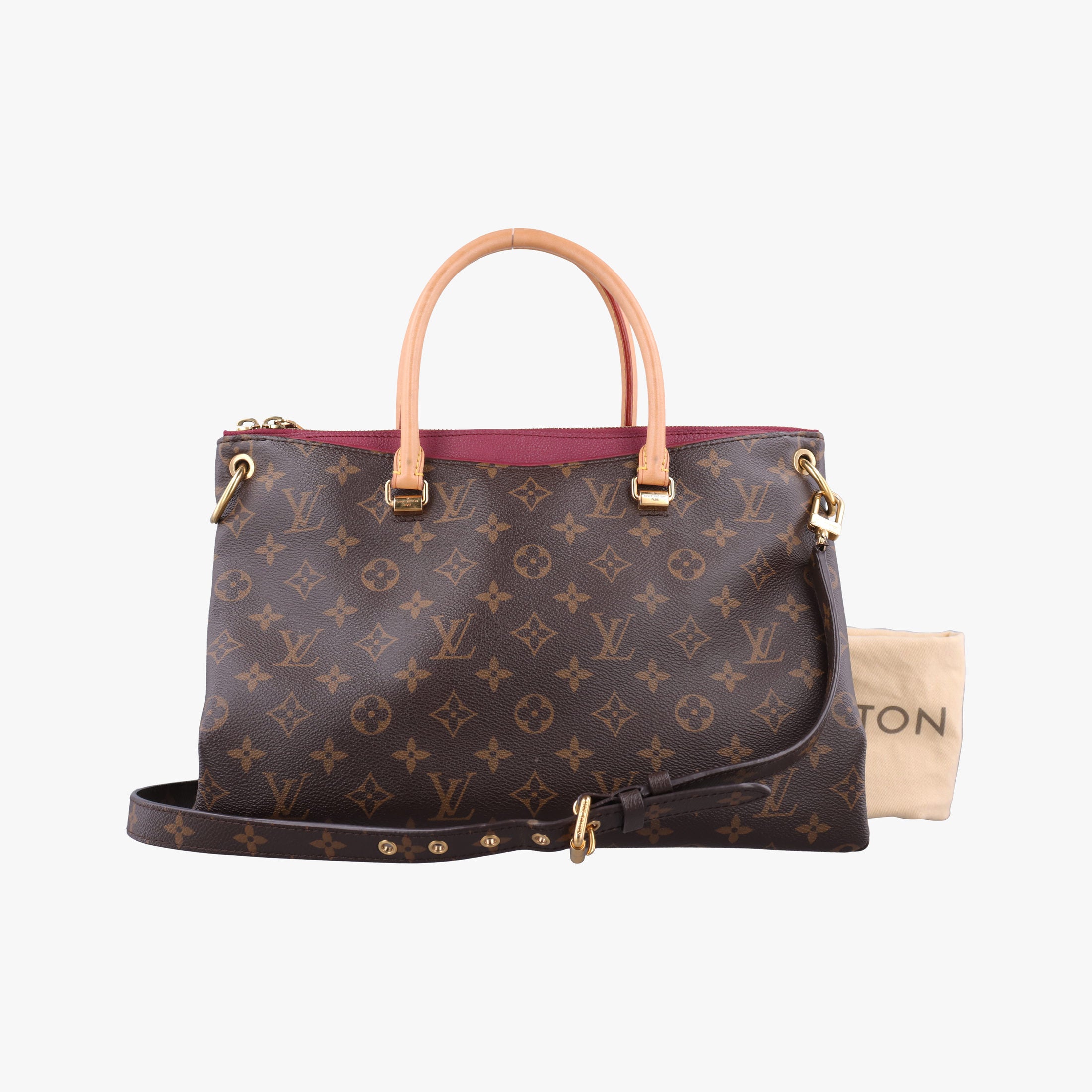 PALLAS brown×CERISE Monogram Canvas×calf leather M41175 SN3143パラス モノグラム/ブラウン×スリーズ モノグラムキャンバス×カーフレザー M41175 SN3143