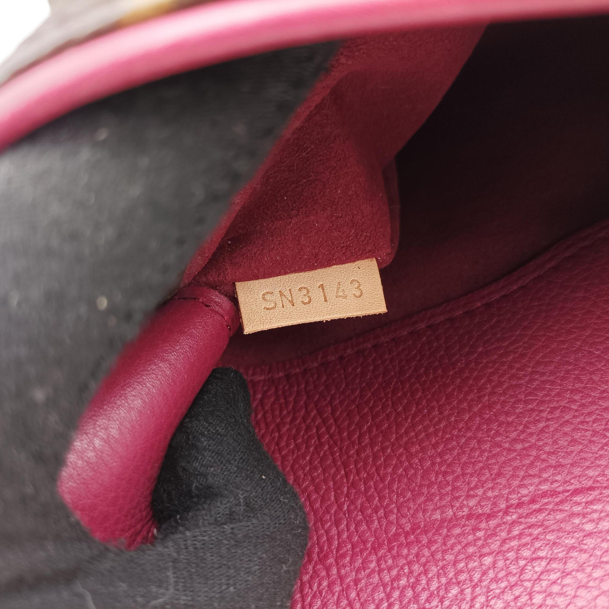 PALLAS brown×CERISE Monogram Canvas×calf leather M41175 SN3143パラス モノグラム/ブラウン×スリーズ モノグラムキャンバス×カーフレザー M41175 SN3143