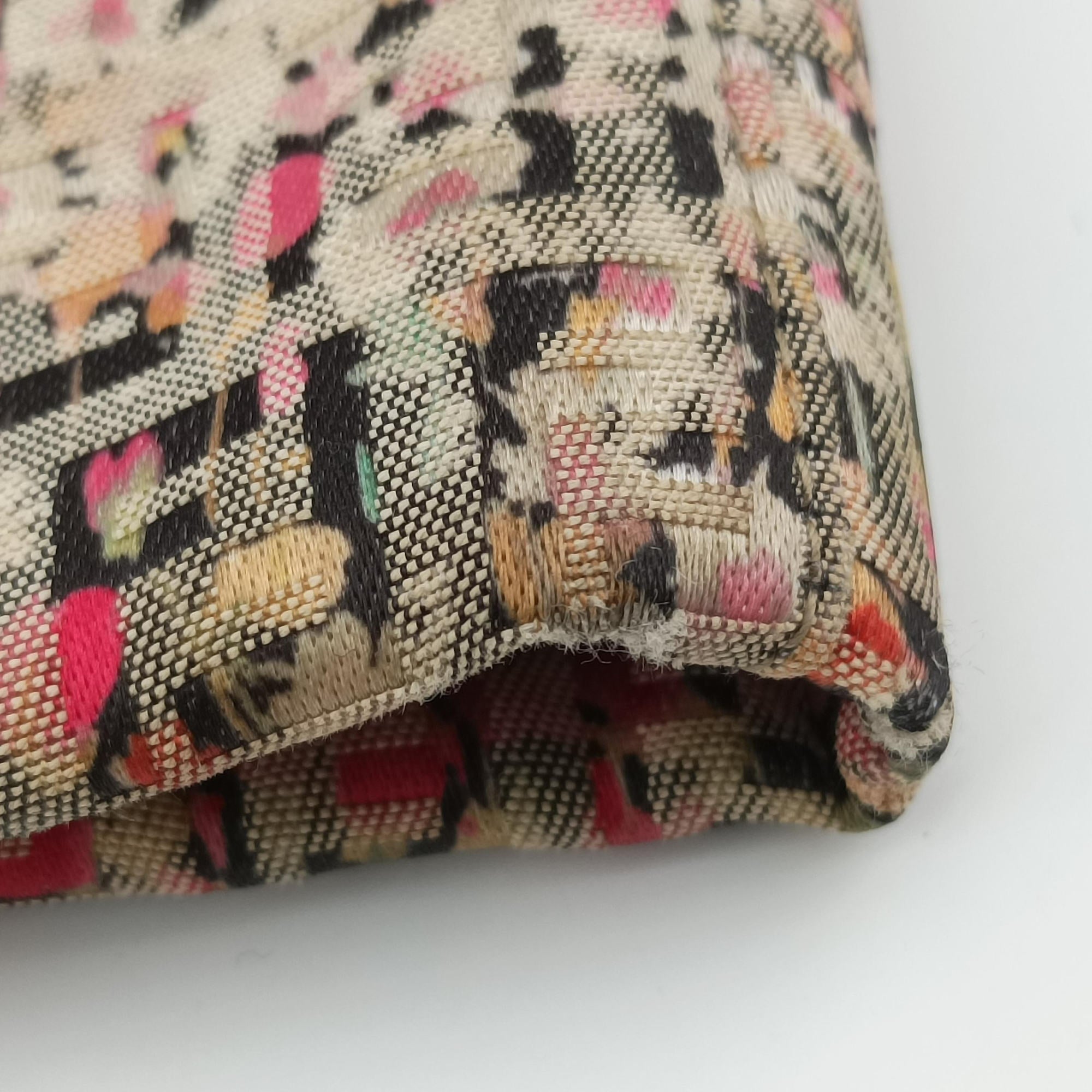 Zucchino pattern pink×Multicolour canvas 8BH215 8BH215-FCF 118-2550ズッキーノ柄 ピンク×マルチカラー キャンバス 8BH215 8BH215-FCF 118-2550