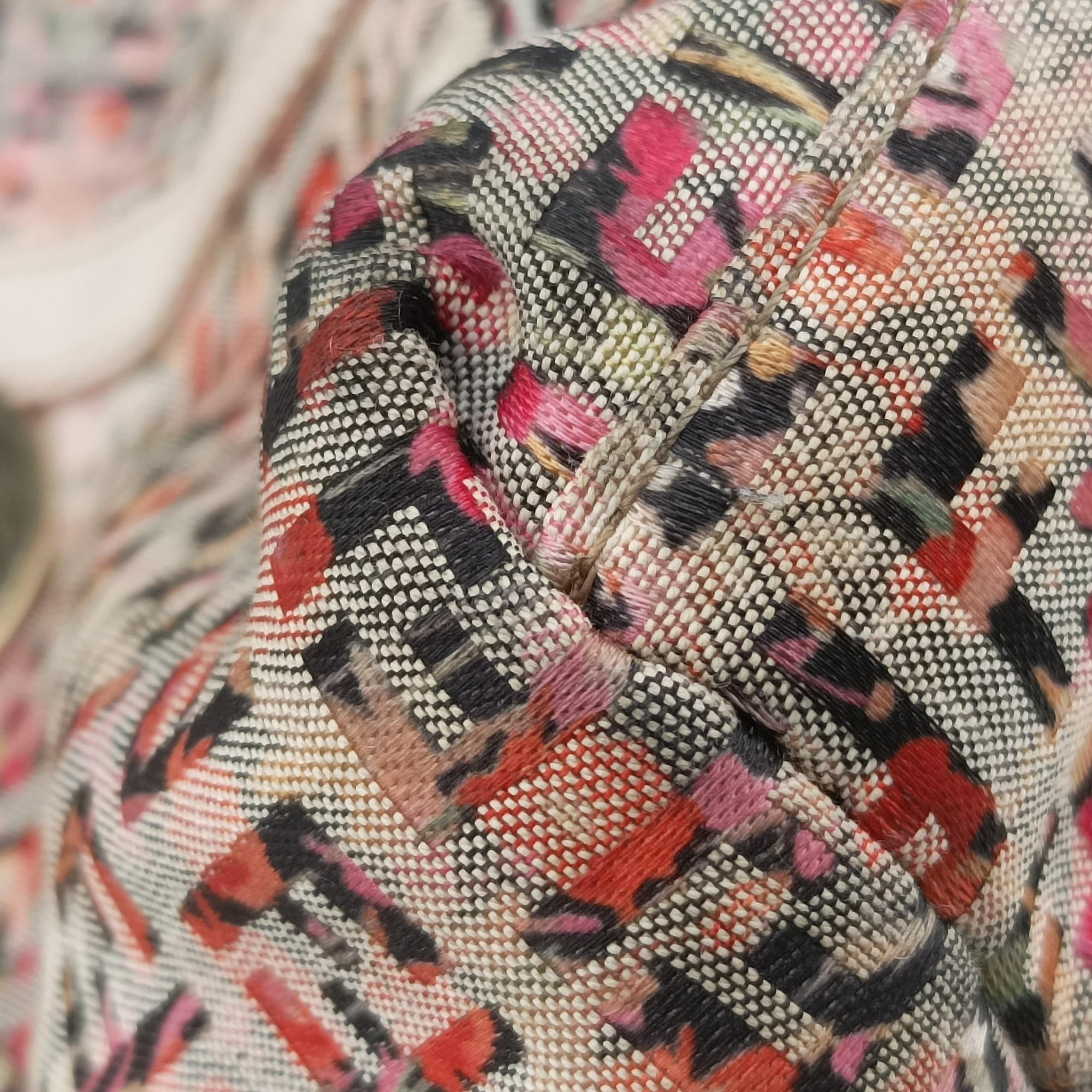 Zucchino pattern pink×Multicolour canvas 8BH215 8BH215-FCF 118-2550ズッキーノ柄 ピンク×マルチカラー キャンバス 8BH215 8BH215-FCF 118-2550