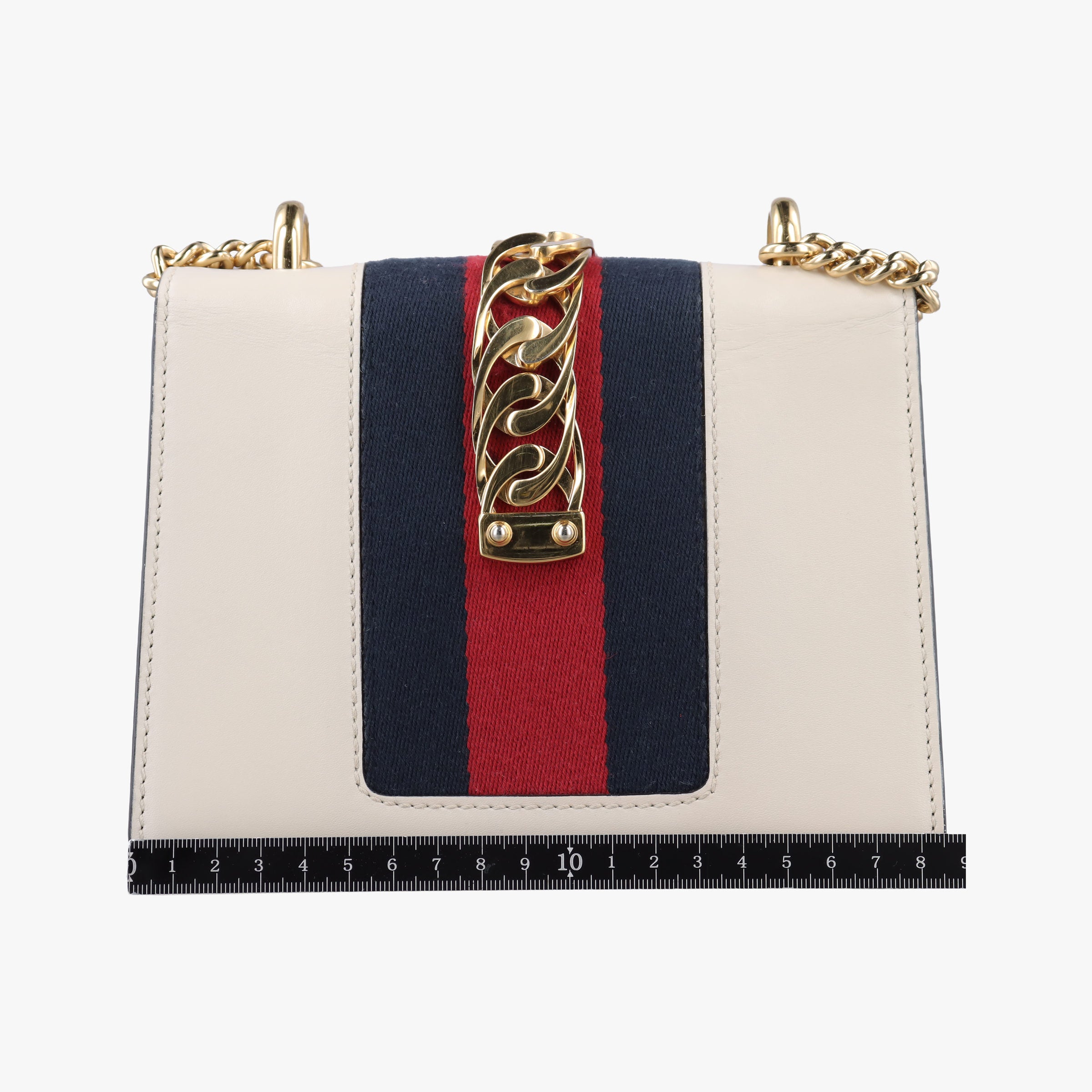 Sylvie Ivory×navy×red Leather 431666 E021868170シルヴィ アイボリー×ネイビー×レッド レザー 431666 E021868170