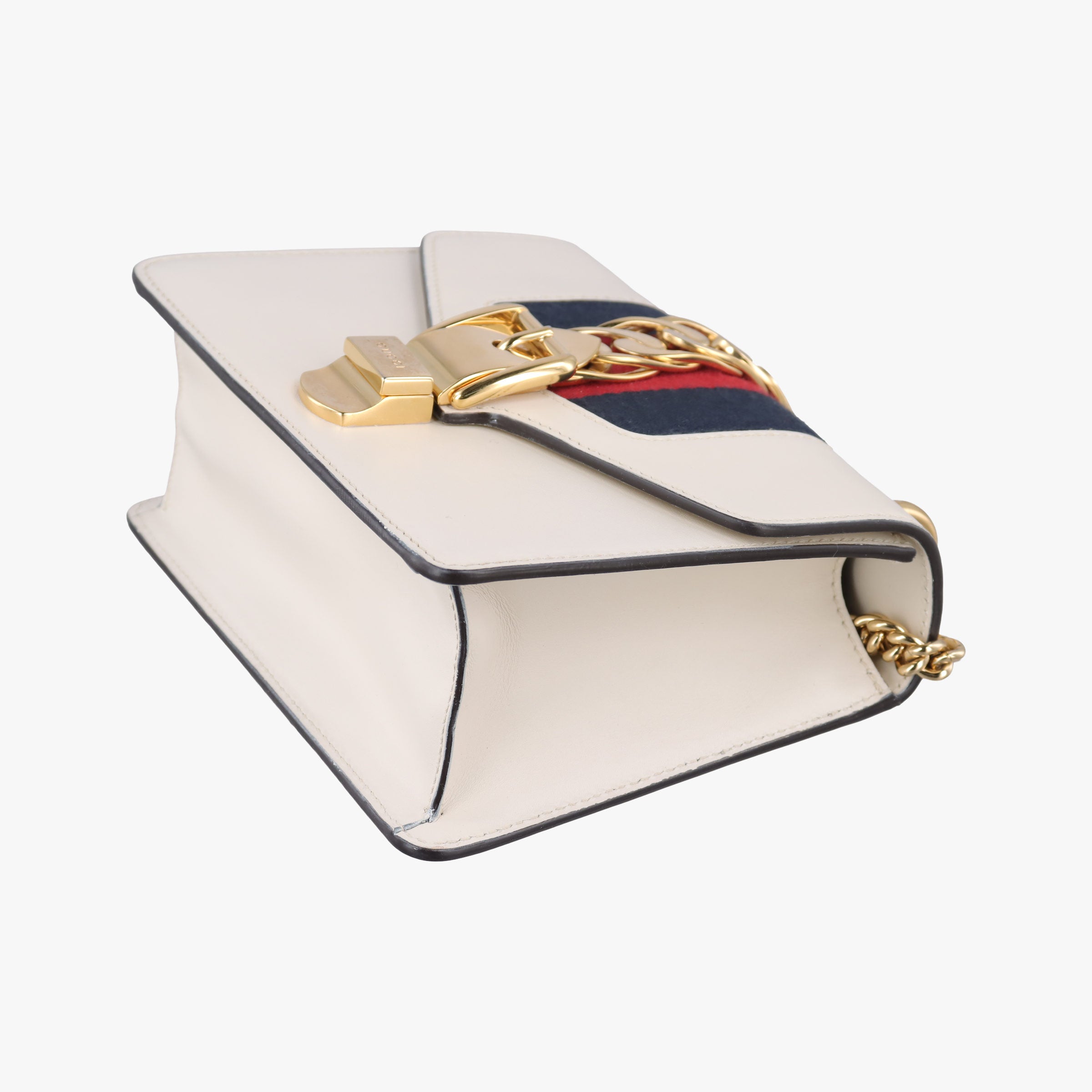 Sylvie Ivory×navy×red Leather 431666 E021868170シルヴィ アイボリー×ネイビー×レッド レザー 431666 E021868170