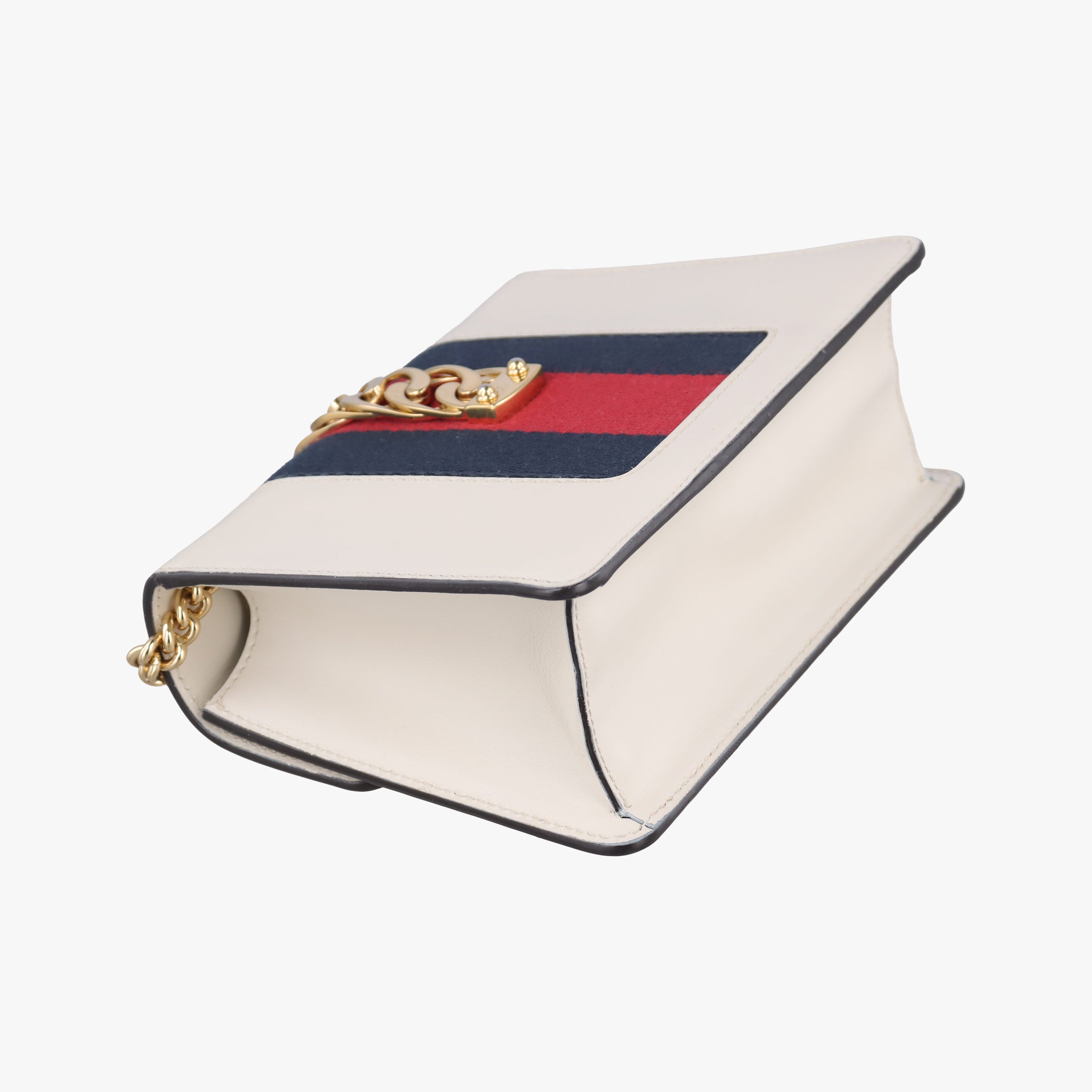 Sylvie Ivory×navy×red Leather 431666 E021868170シルヴィ アイボリー×ネイビー×レッド レザー 431666 E021868170