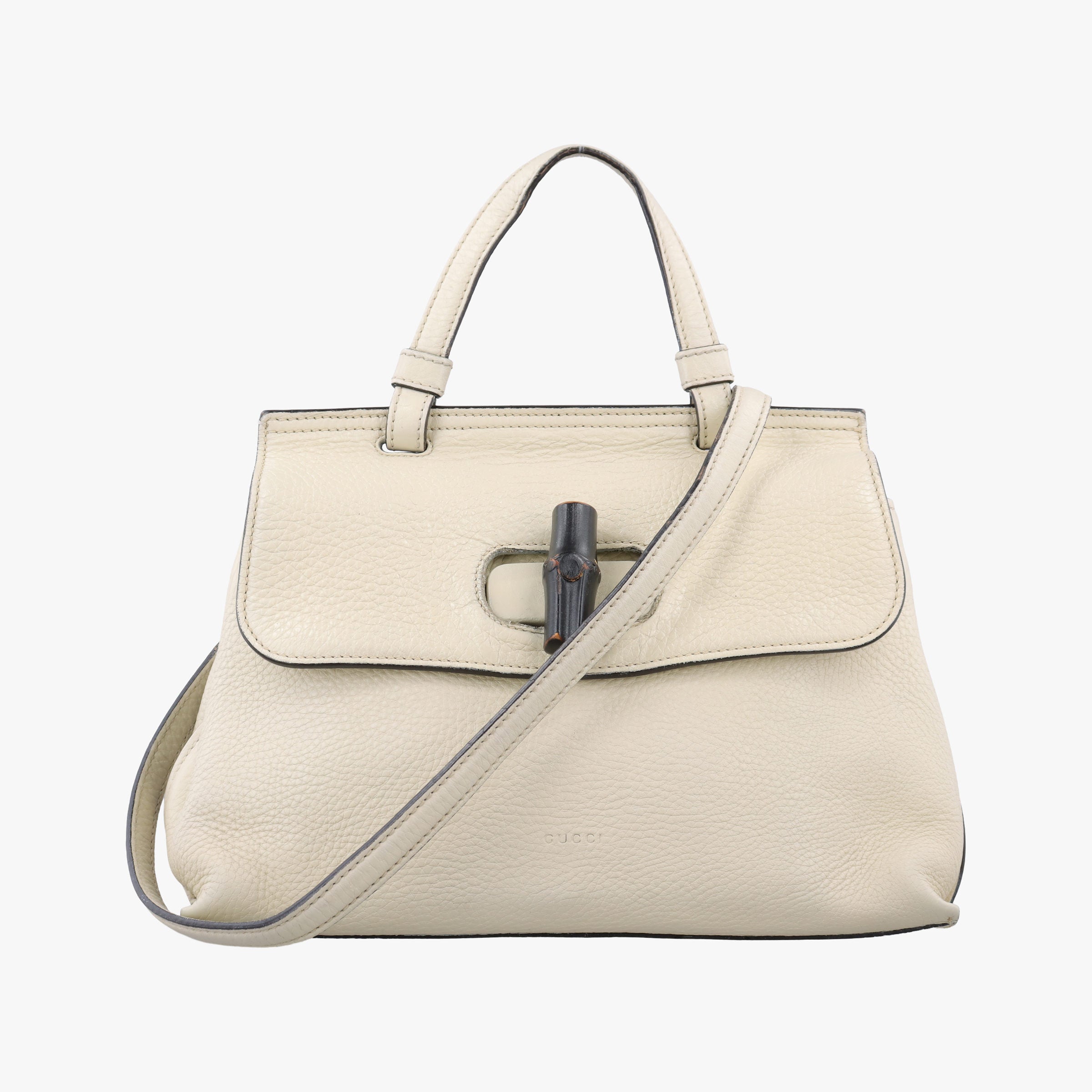 Bamboo Daily White Leather 370831 H017480684バンブーデイリー ホワイト レザー 370831 H017480684
